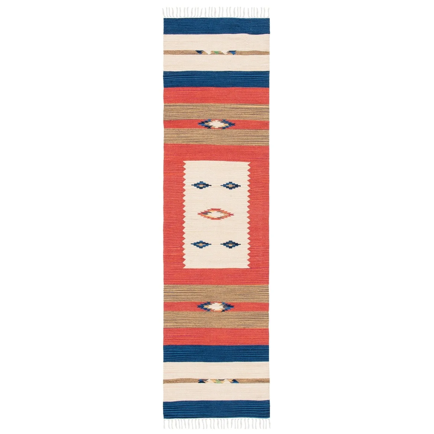 SAFAVIEH Handmade Flatweave Montauk Sheffield Boho Tribal Cotton Rug