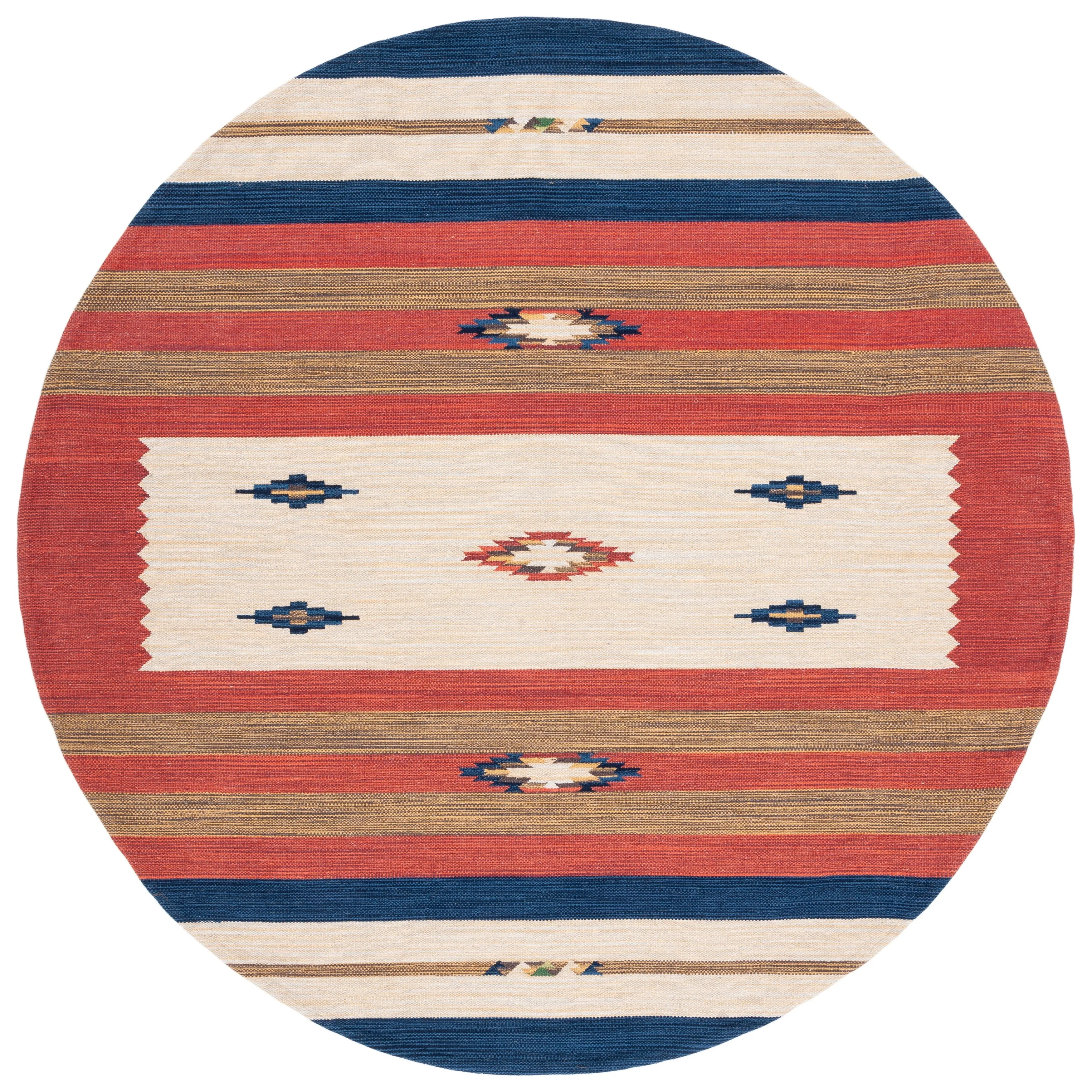 SAFAVIEH Handmade Flatweave Montauk Sheffield Boho Tribal Cotton Rug