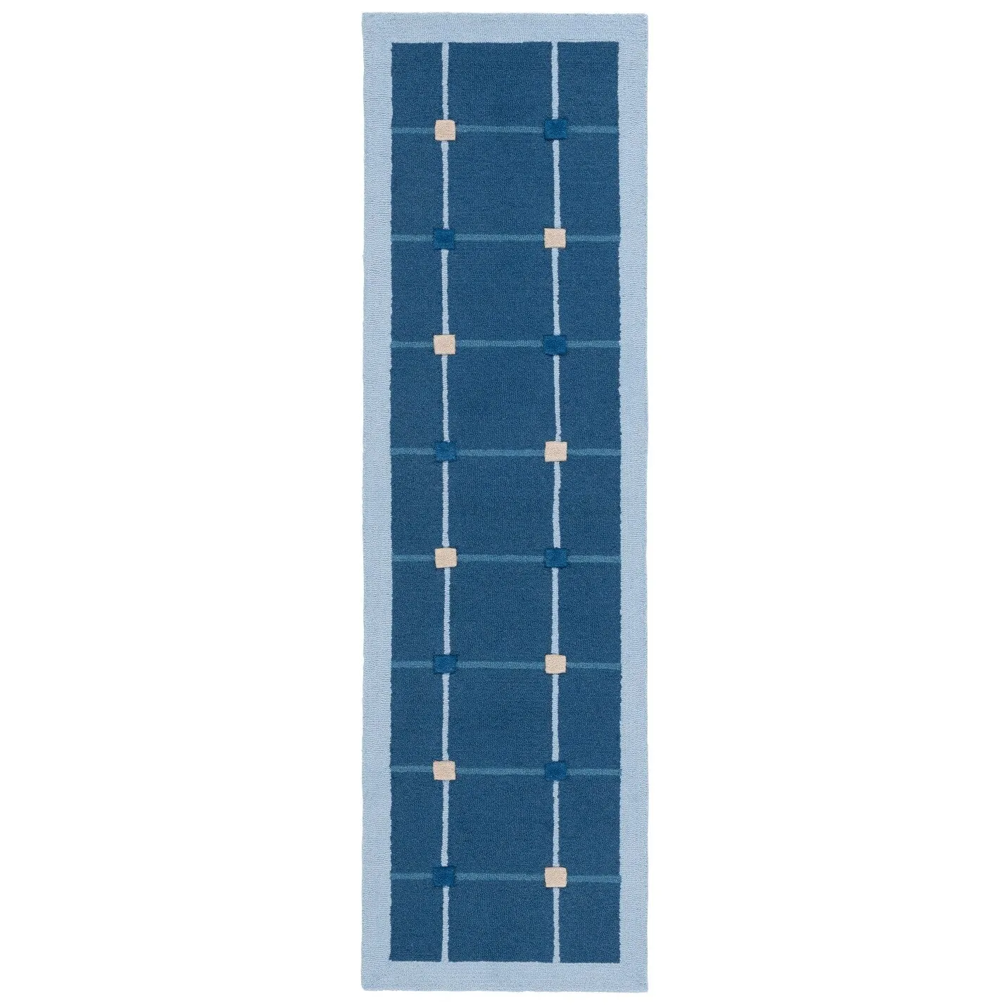 SAFAVIEH Handmade Genre Solenne Checkered Wool Rug
