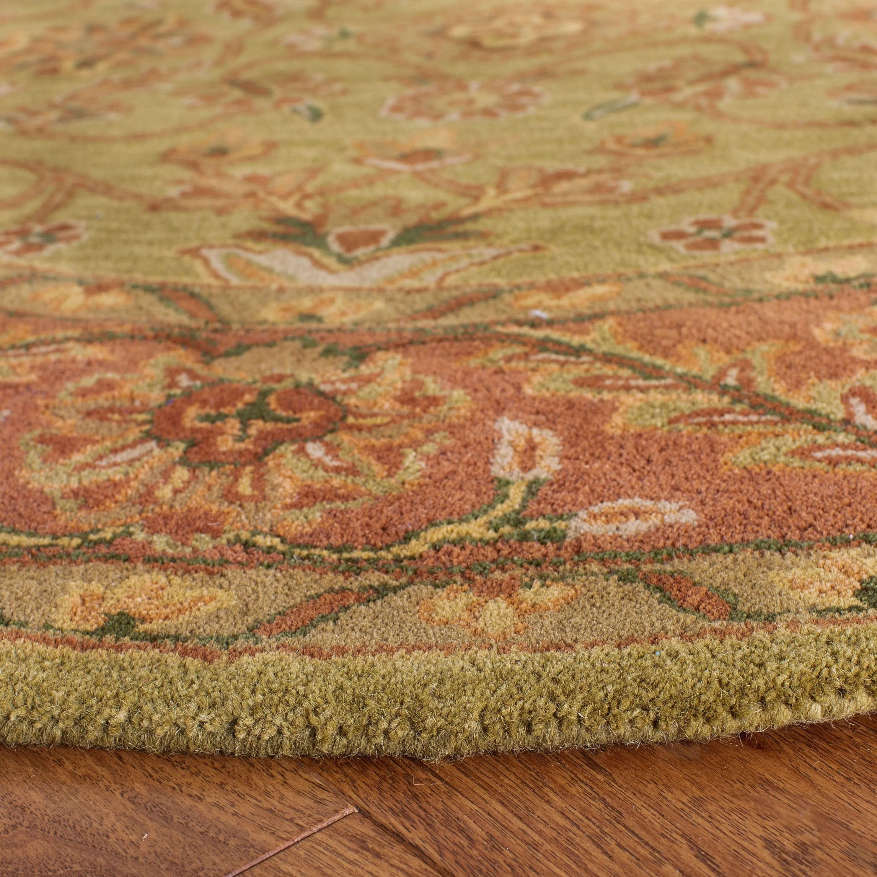 SAFAVIEH Handmade Golden Effie Tomika Traditional Oriental Wool Rug