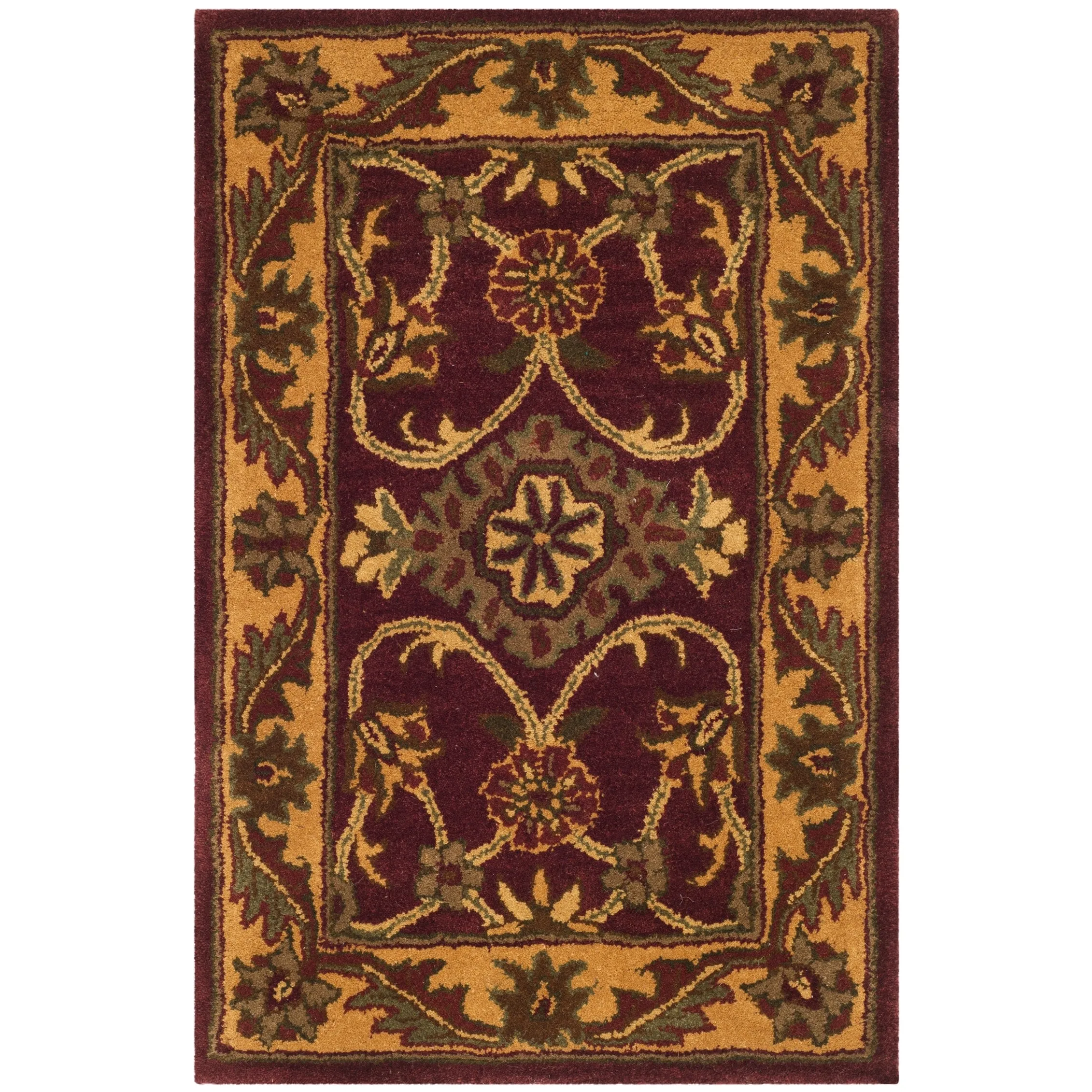 SAFAVIEH Handmade Golden Effie Tomika Traditional Oriental Wool Rug