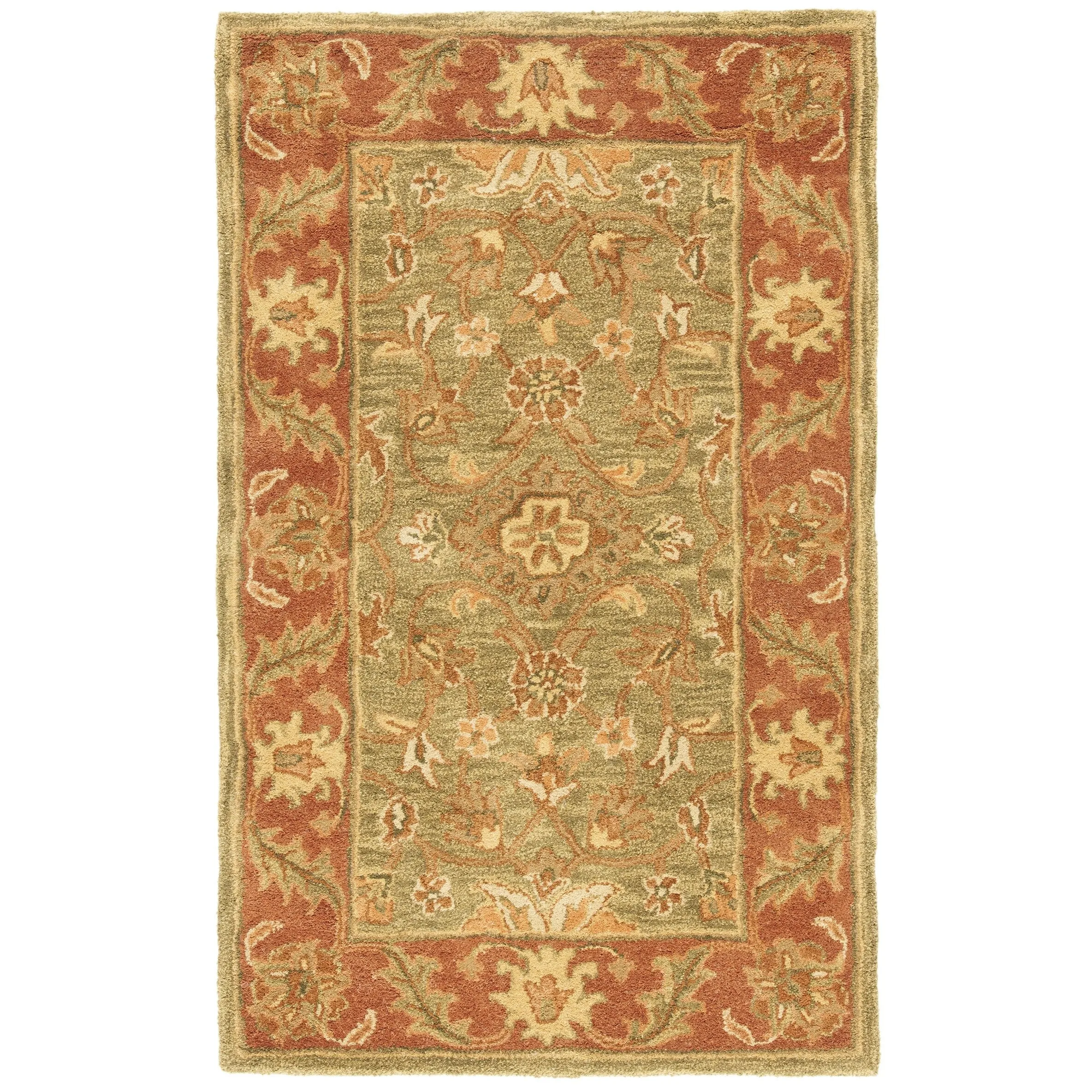 SAFAVIEH Handmade Golden Effie Tomika Traditional Oriental Wool Rug