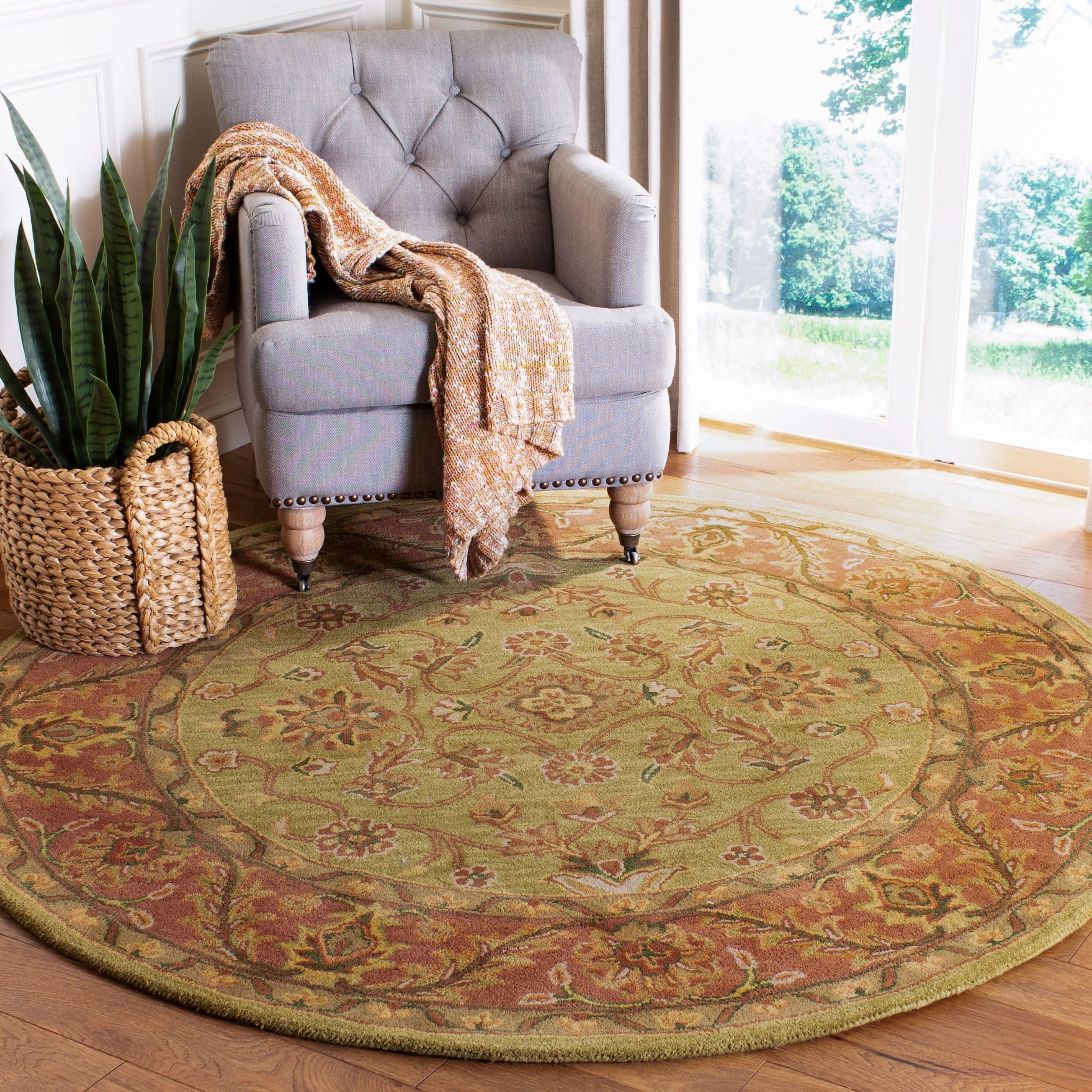 SAFAVIEH Handmade Golden Effie Tomika Traditional Oriental Wool Rug