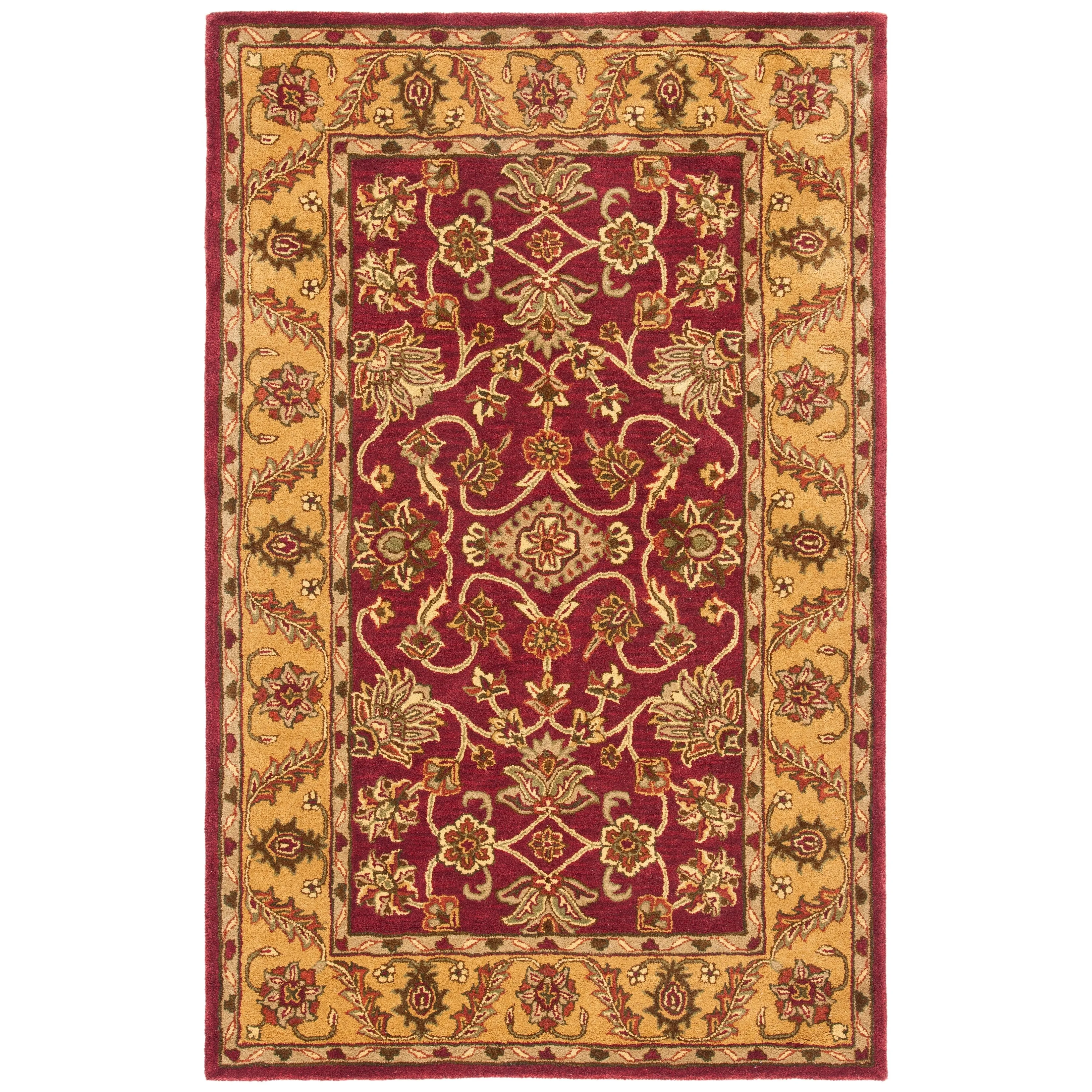 SAFAVIEH Handmade Golden Effie Tomika Traditional Oriental Wool Rug