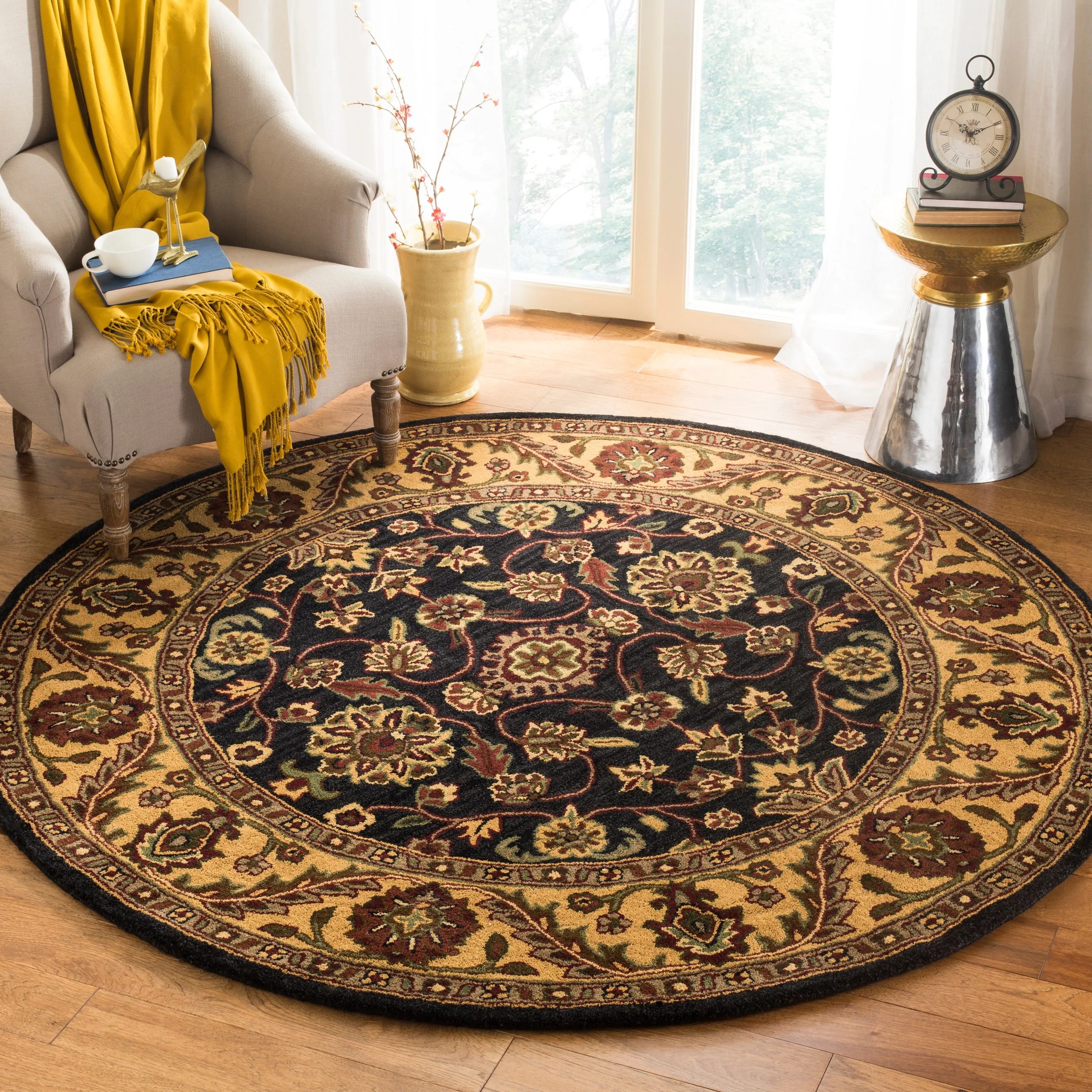 SAFAVIEH Handmade Golden Effie Tomika Traditional Oriental Wool Rug