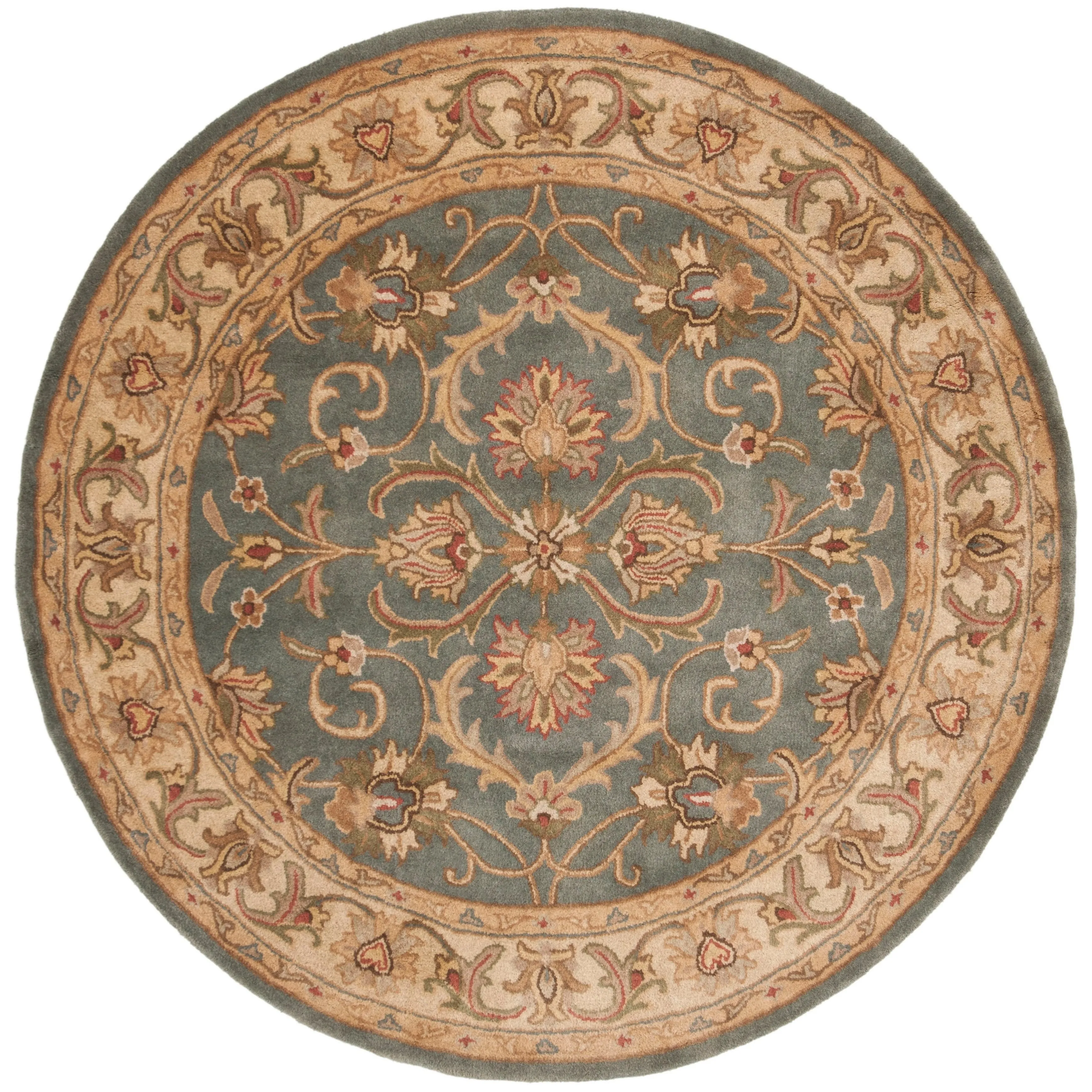 SAFAVIEH. Handmade Heritage Byzantium Traditional Oriental Wool Rug