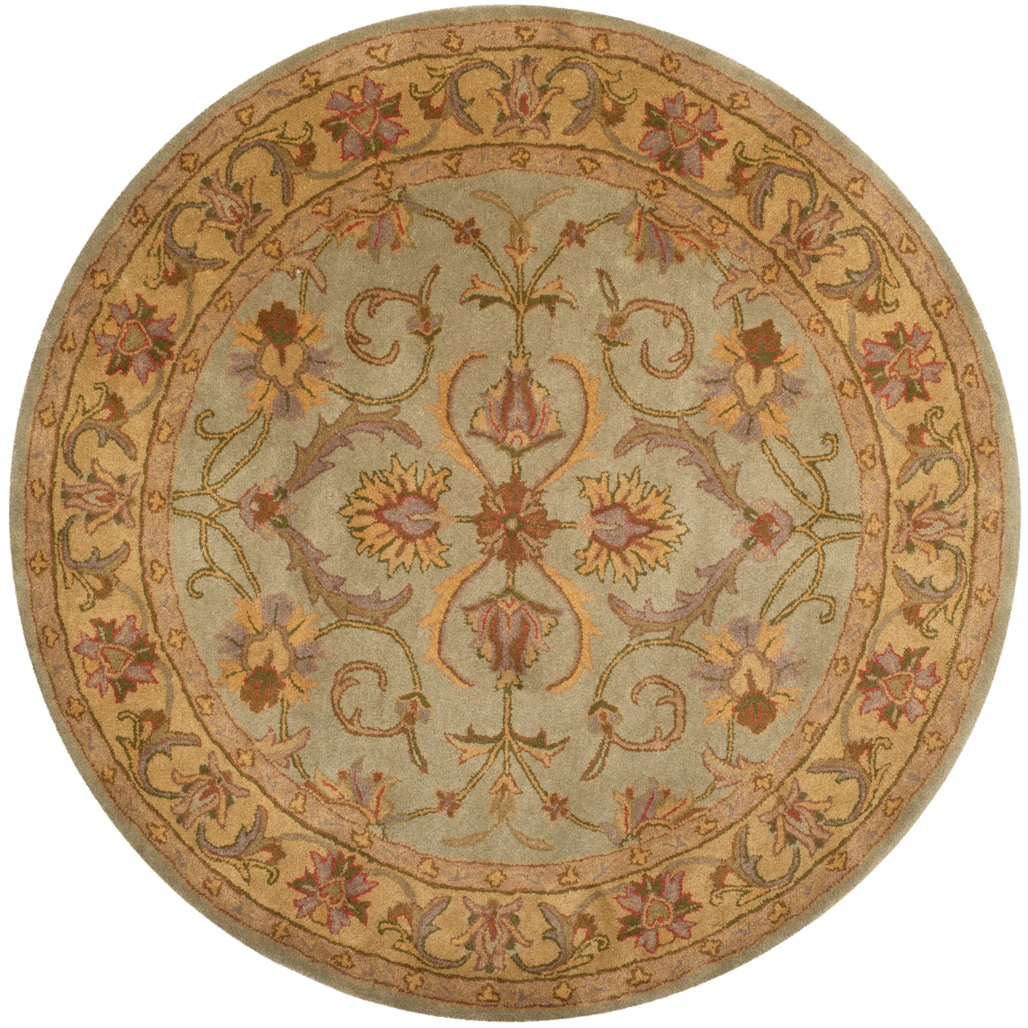 SAFAVIEH. Handmade Heritage Byzantium Traditional Oriental Wool Rug