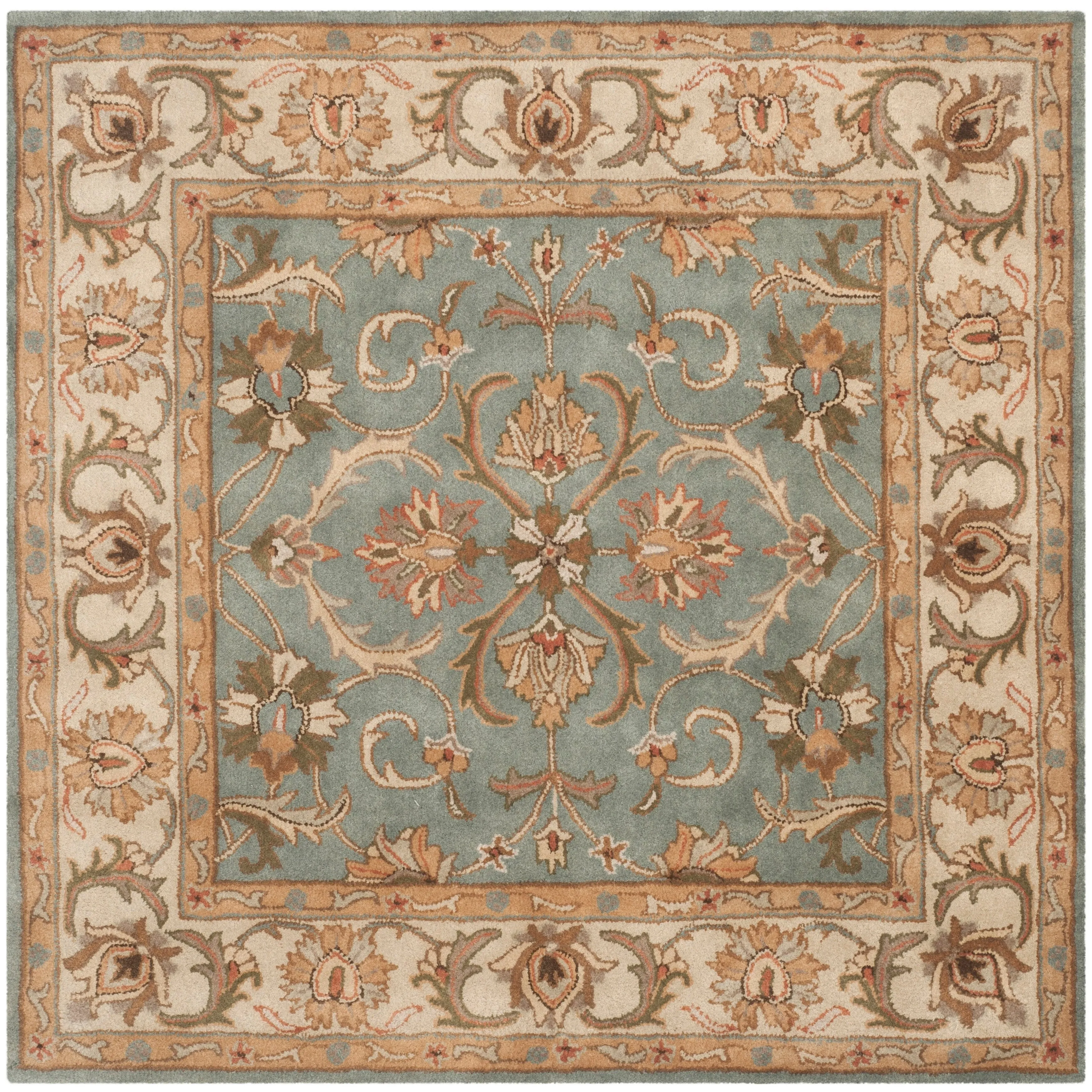 SAFAVIEH. Handmade Heritage Byzantium Traditional Oriental Wool Rug