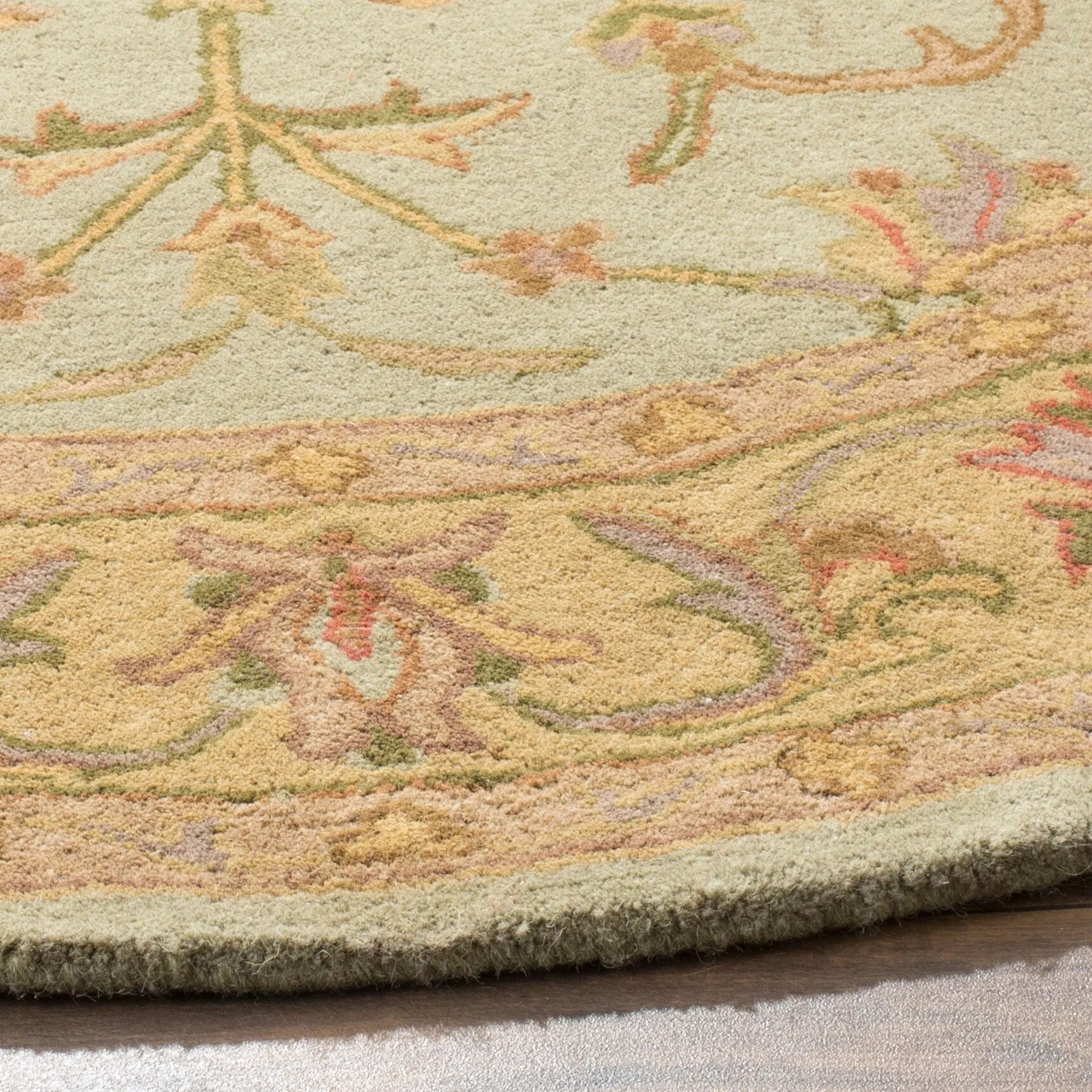 SAFAVIEH. Handmade Heritage Byzantium Traditional Oriental Wool Rug