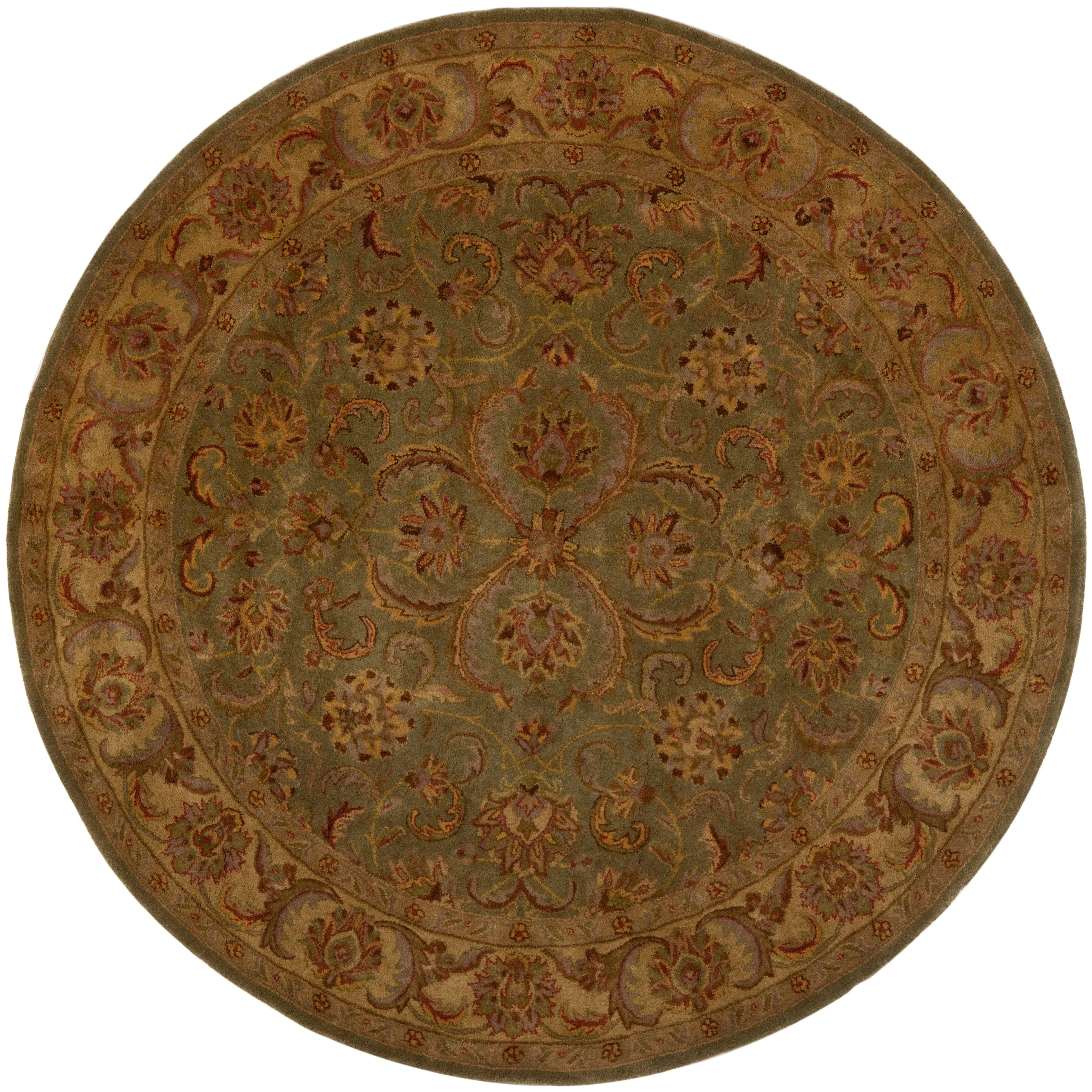 SAFAVIEH. Handmade Heritage Byzantium Traditional Oriental Wool Rug