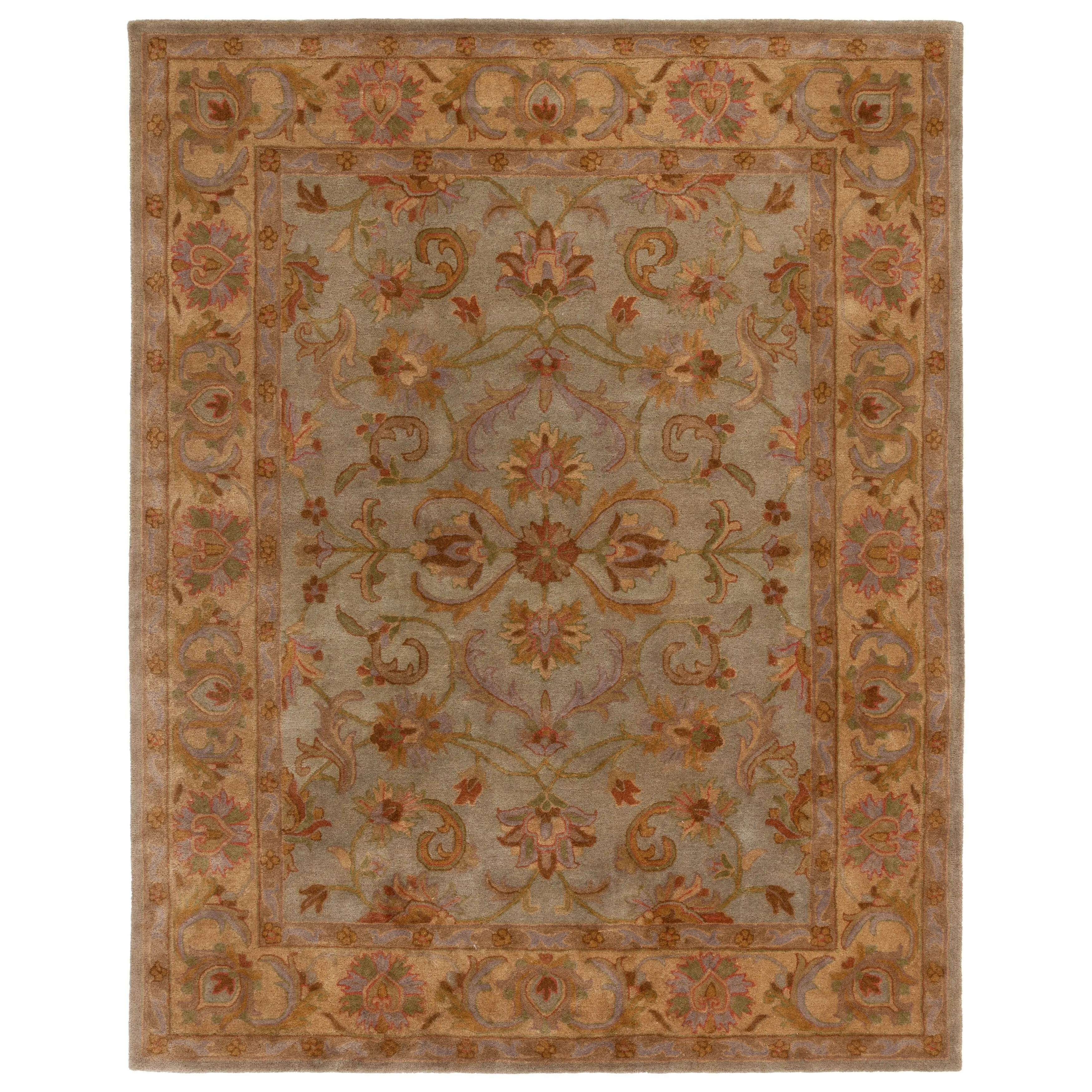 SAFAVIEH. Handmade Heritage Byzantium Traditional Oriental Wool Rug