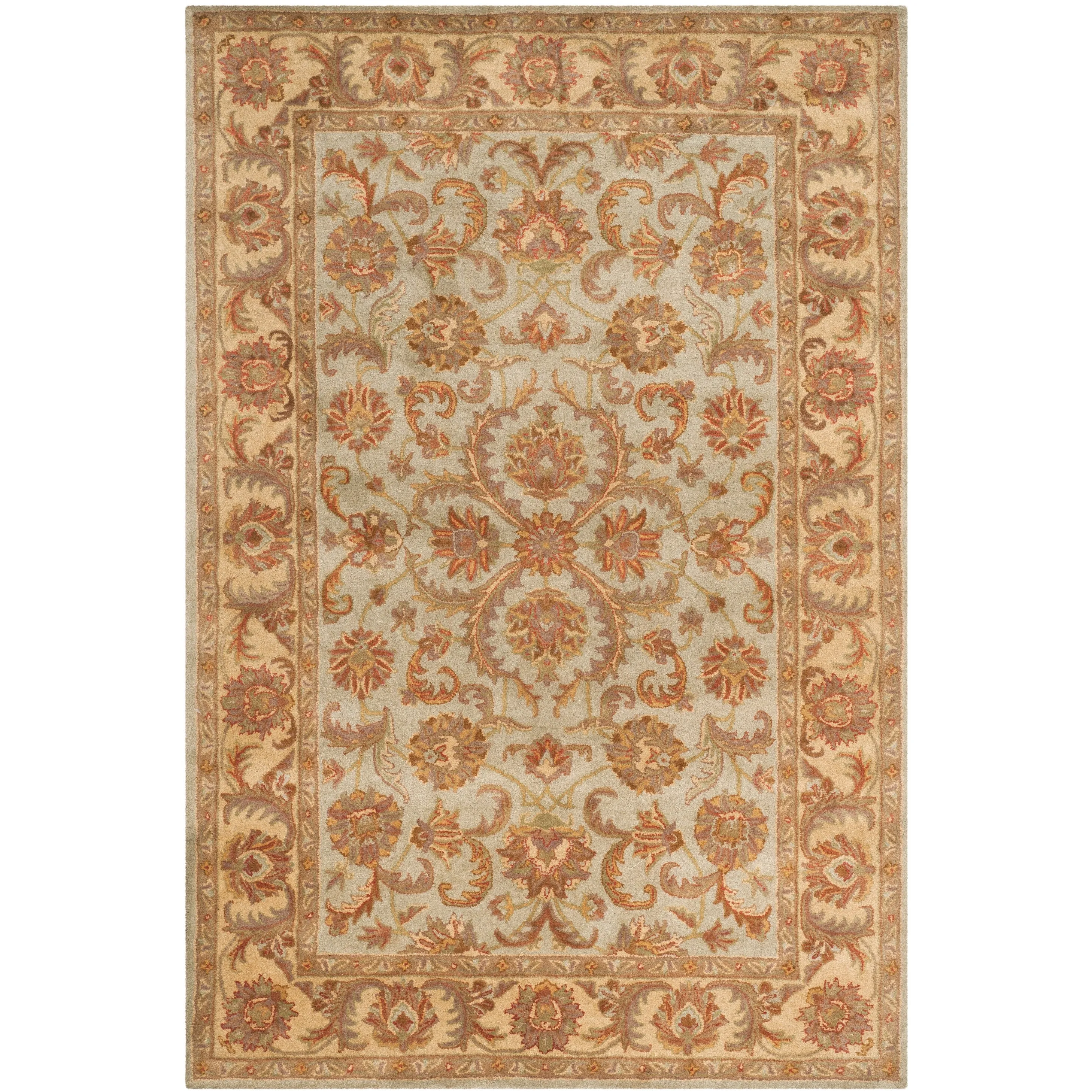SAFAVIEH. Handmade Heritage Byzantium Traditional Oriental Wool Rug