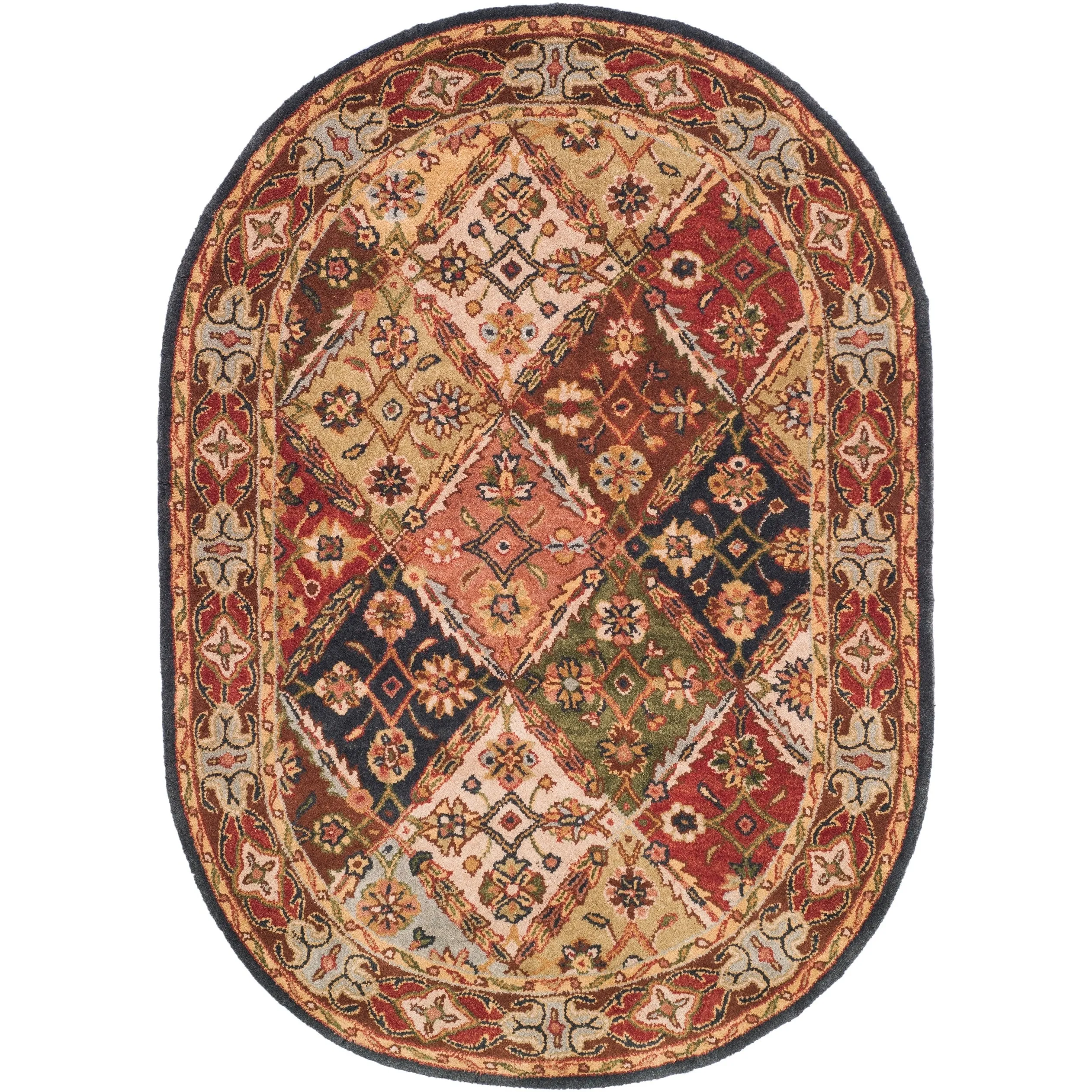 SAFAVIEH Handmade Heritage Chiseko Traditional Oriental Wool Rug