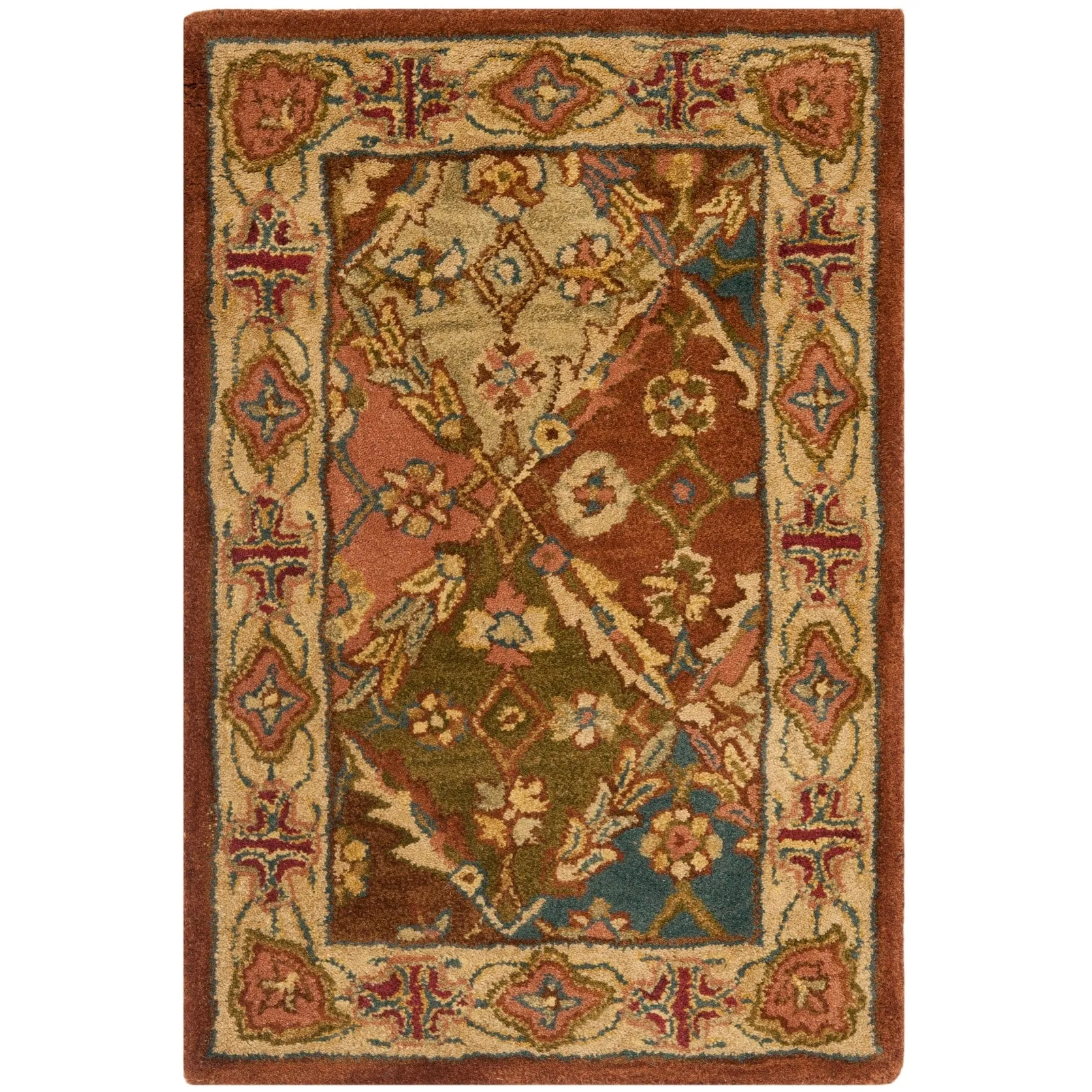 SAFAVIEH Handmade Heritage Chiseko Traditional Oriental Wool Rug