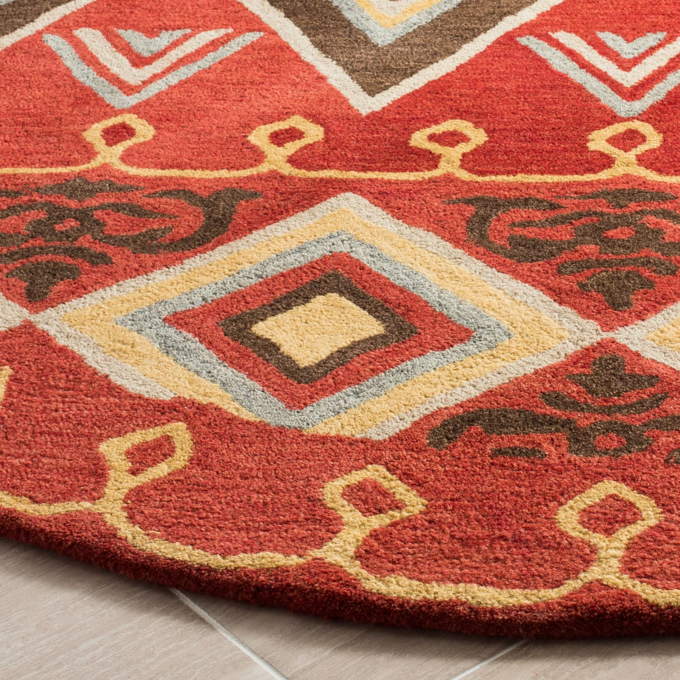 SAFAVIEH Handmade Heritage Constellation Traditional Oriental Wool Rug