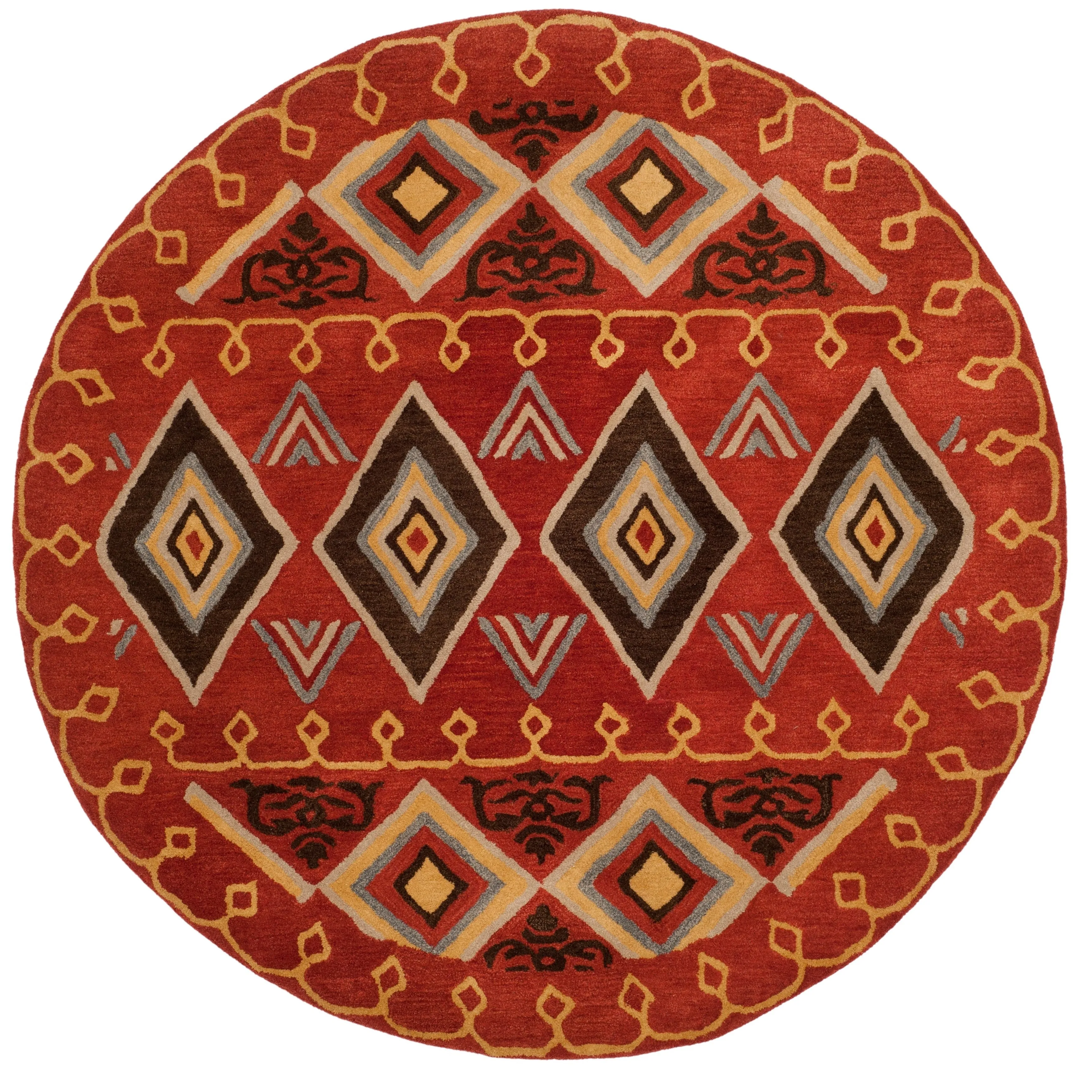 SAFAVIEH Handmade Heritage Constellation Traditional Oriental Wool Rug