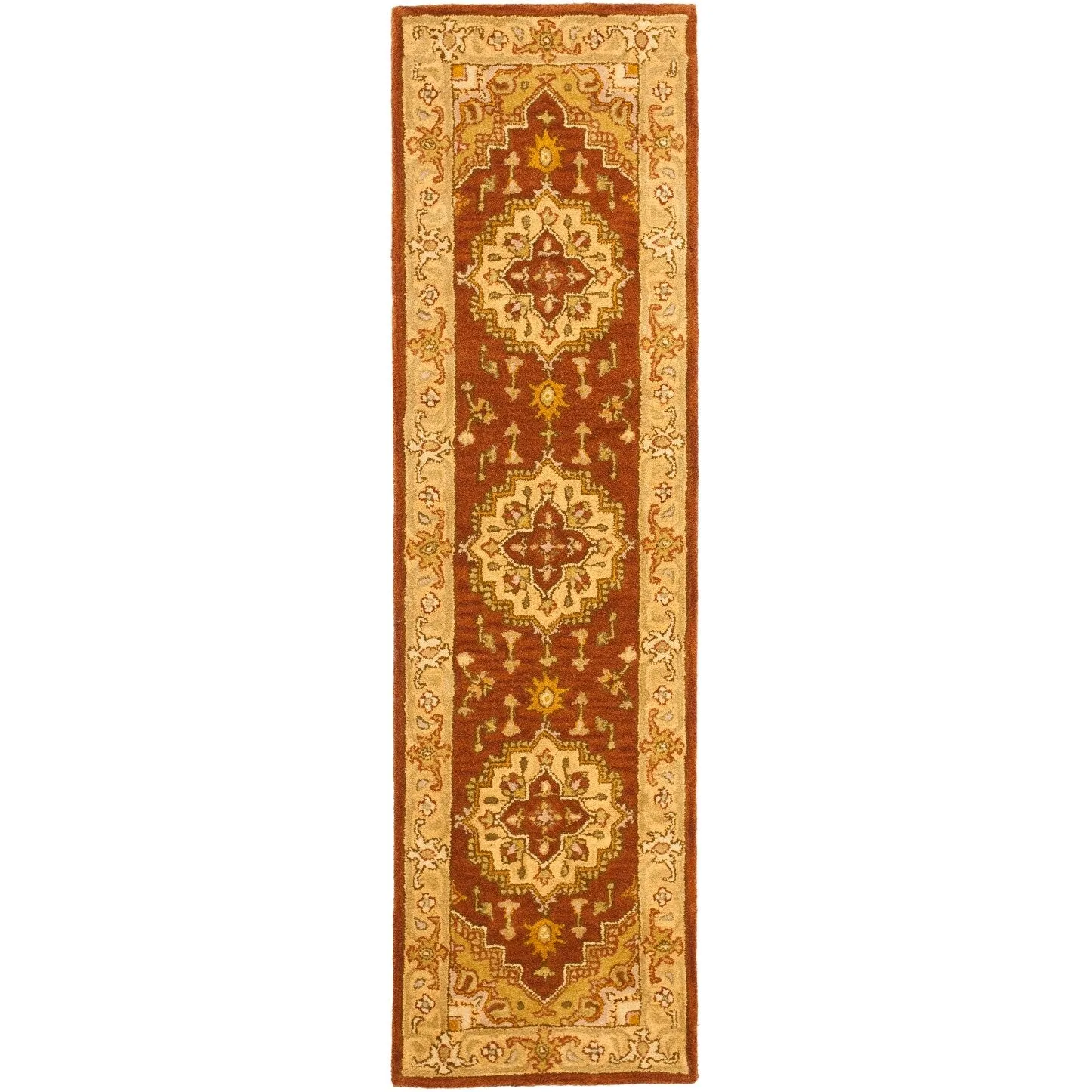SAFAVIEH Handmade Heritage Foliage Traditional Oriental Wool Rug