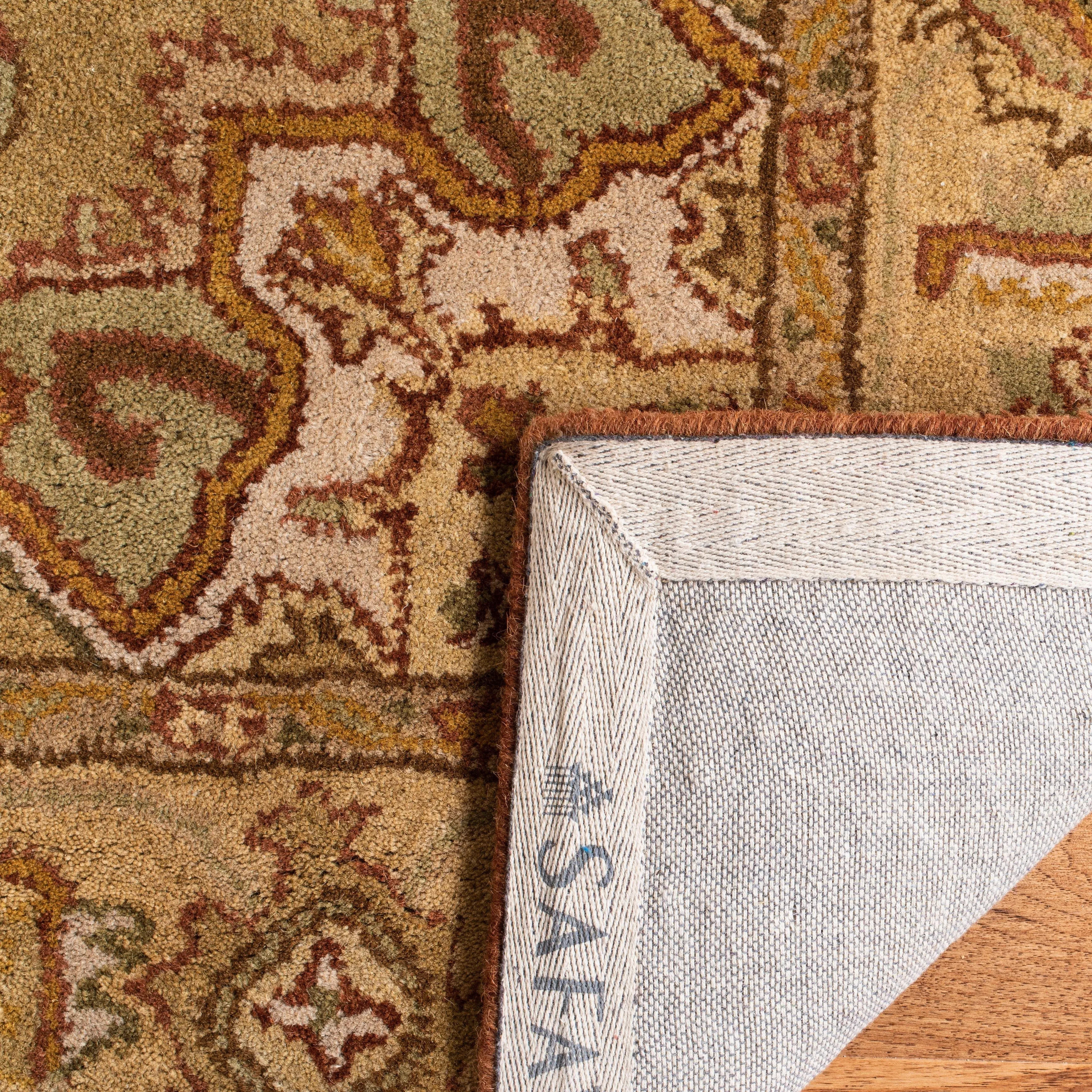 SAFAVIEH Handmade Heritage Foliage Traditional Oriental Wool Rug