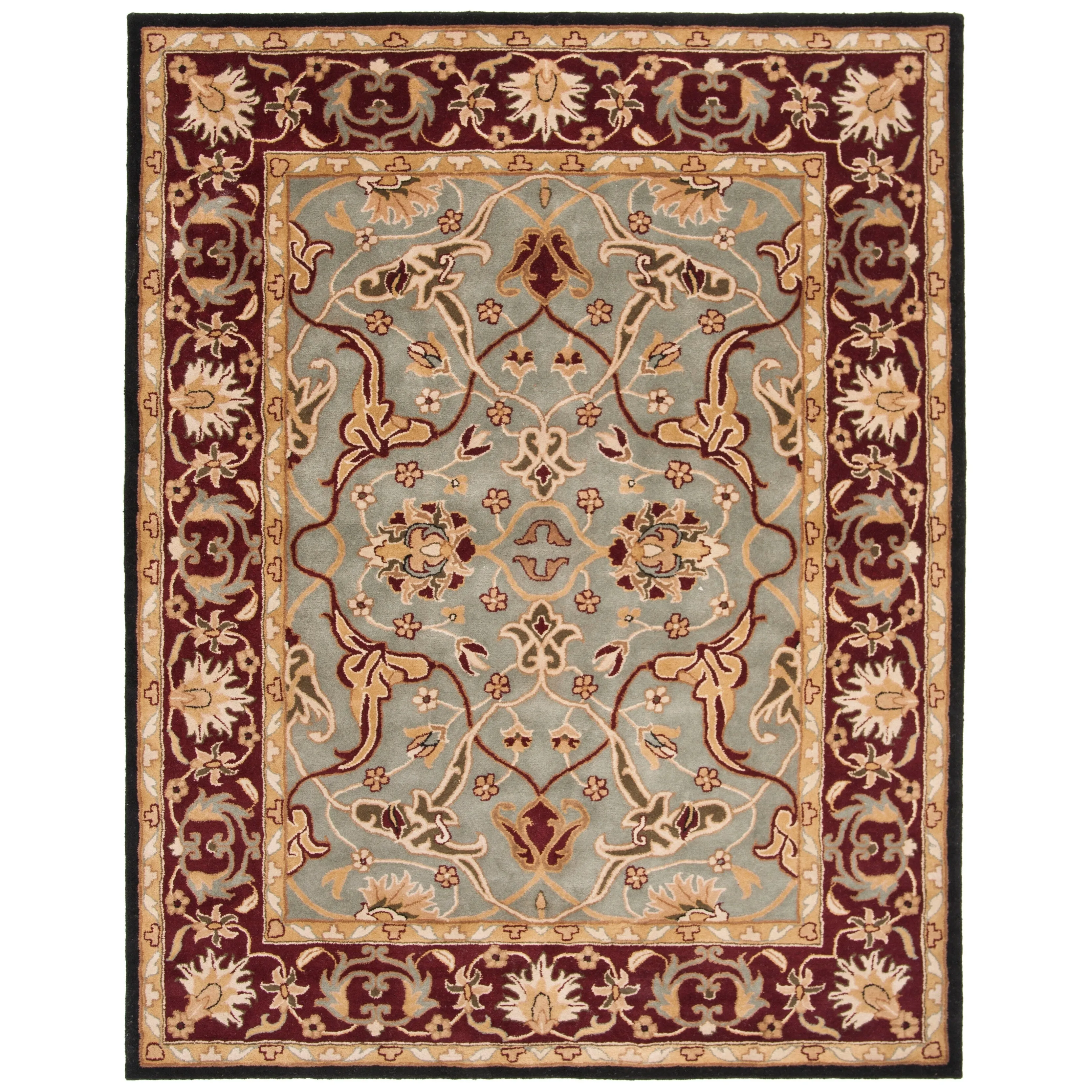 SAFAVIEH Handmade Heritage Gracious Garden Traditional Oriental Wool Rug