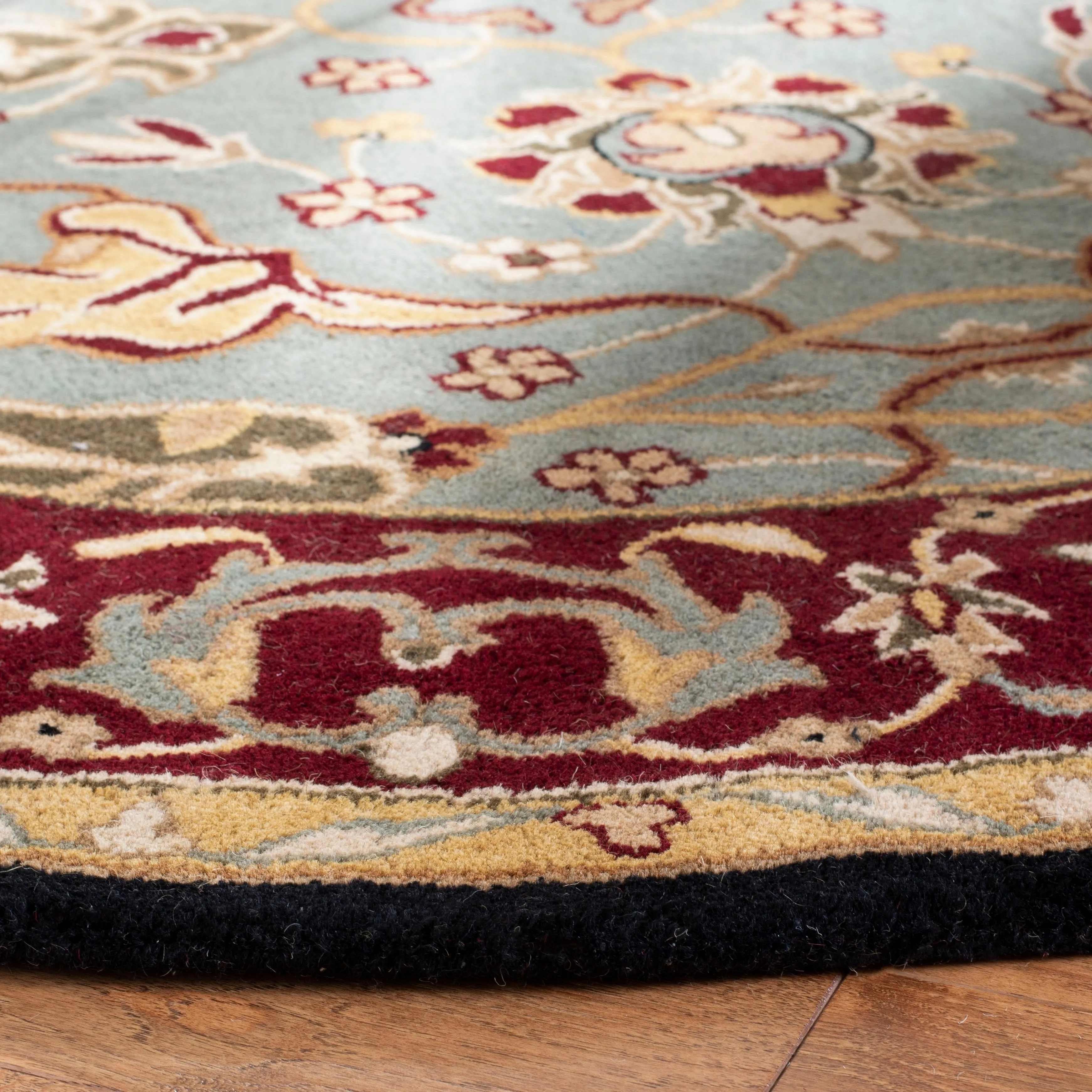 SAFAVIEH Handmade Heritage Gracious Garden Traditional Oriental Wool Rug