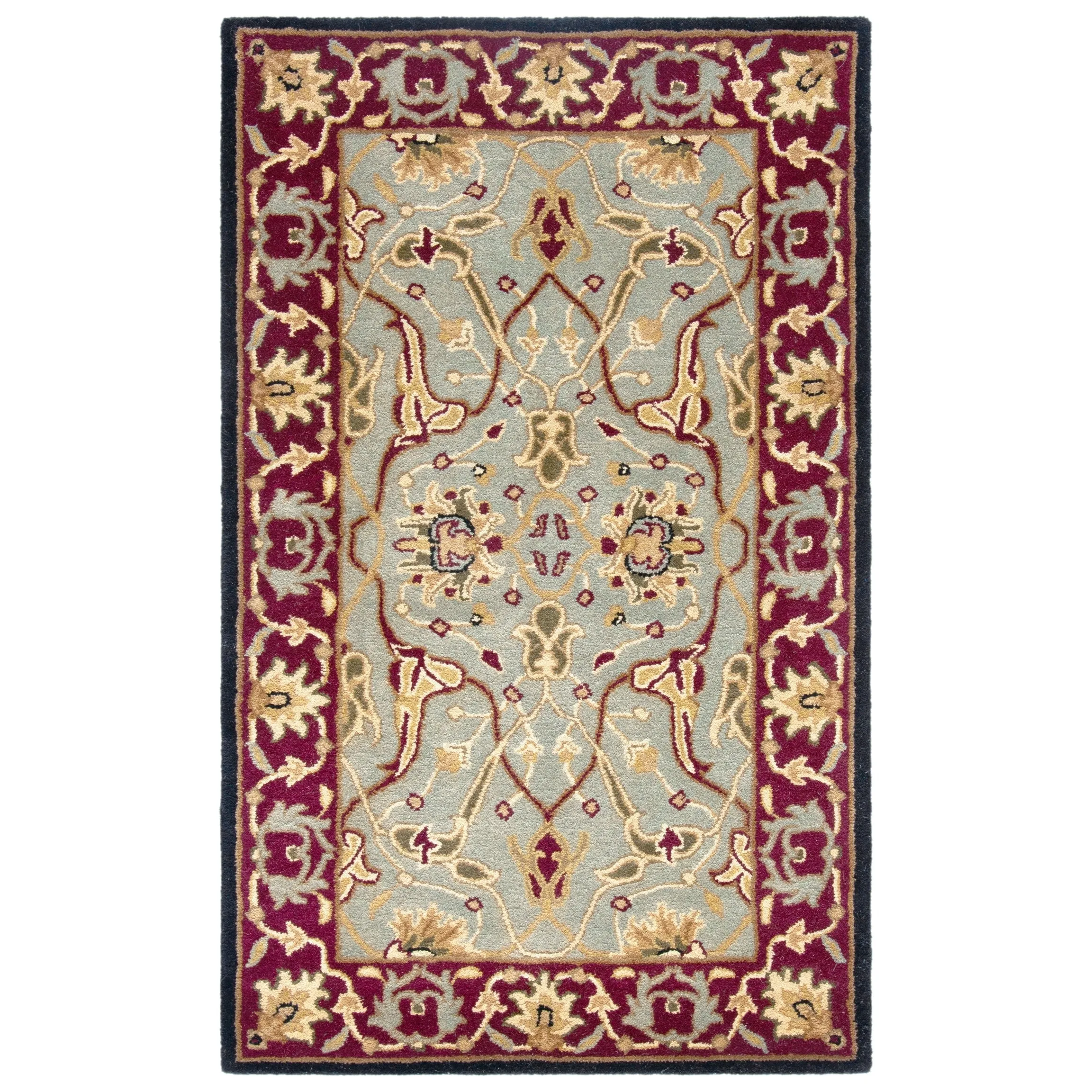 SAFAVIEH Handmade Heritage Gracious Garden Traditional Oriental Wool Rug