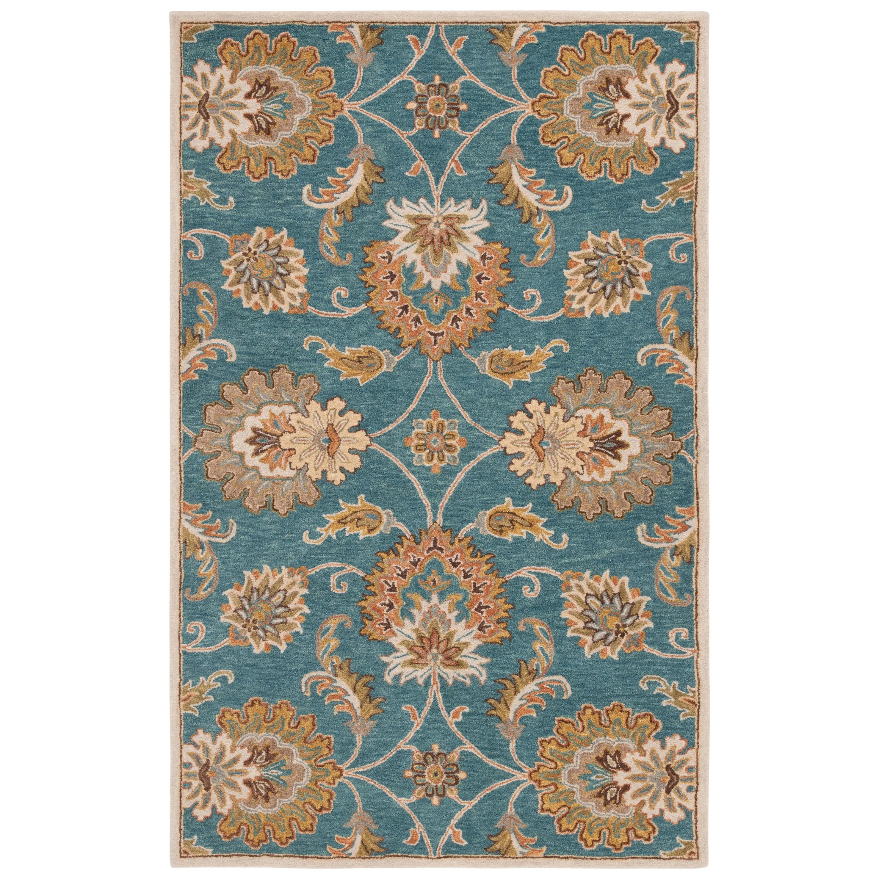 SAFAVIEH Handmade Heritage Party Time Traditional Wool Rug