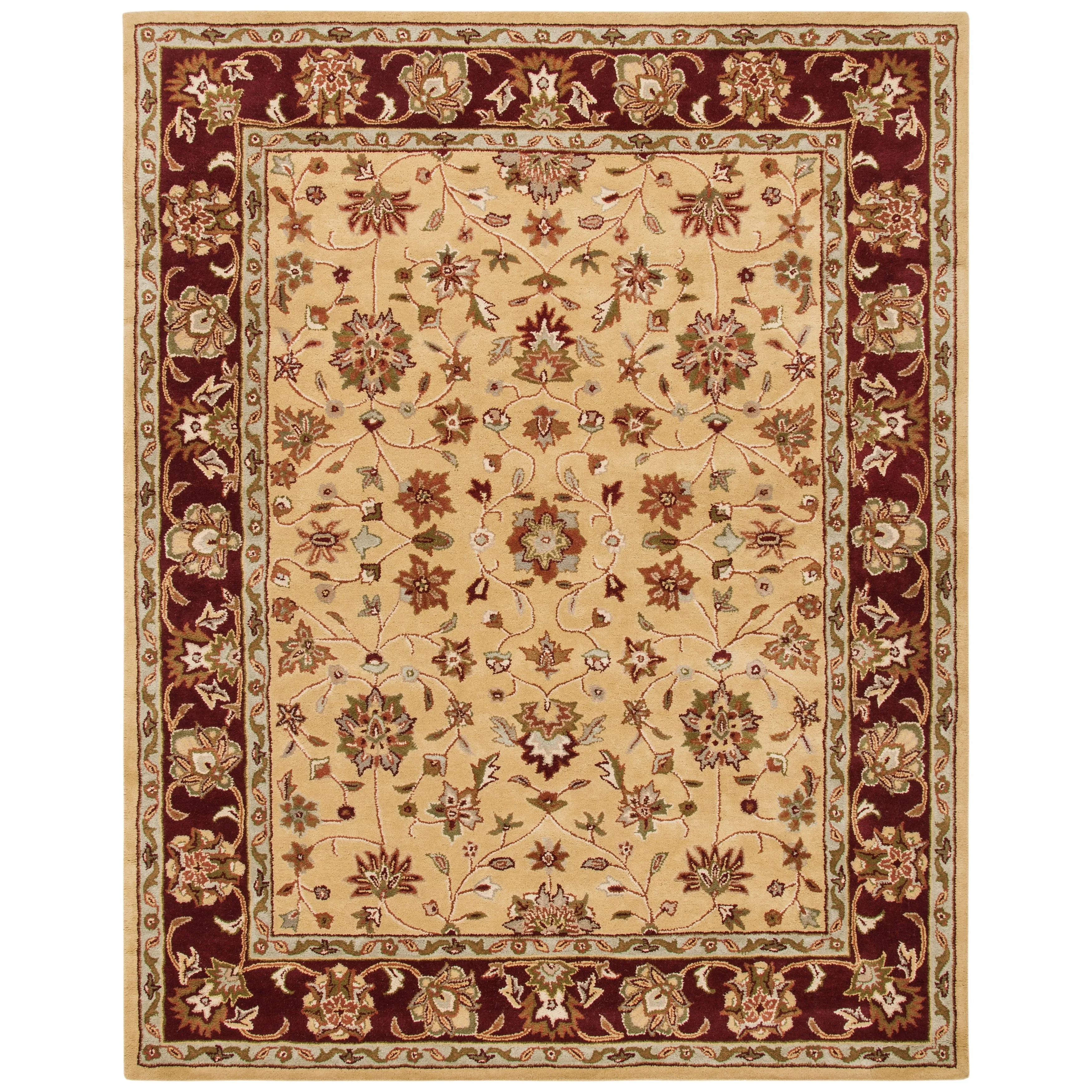 SAFAVIEH Handmade Heritage Rosamond Traditional Oriental Wool Rug