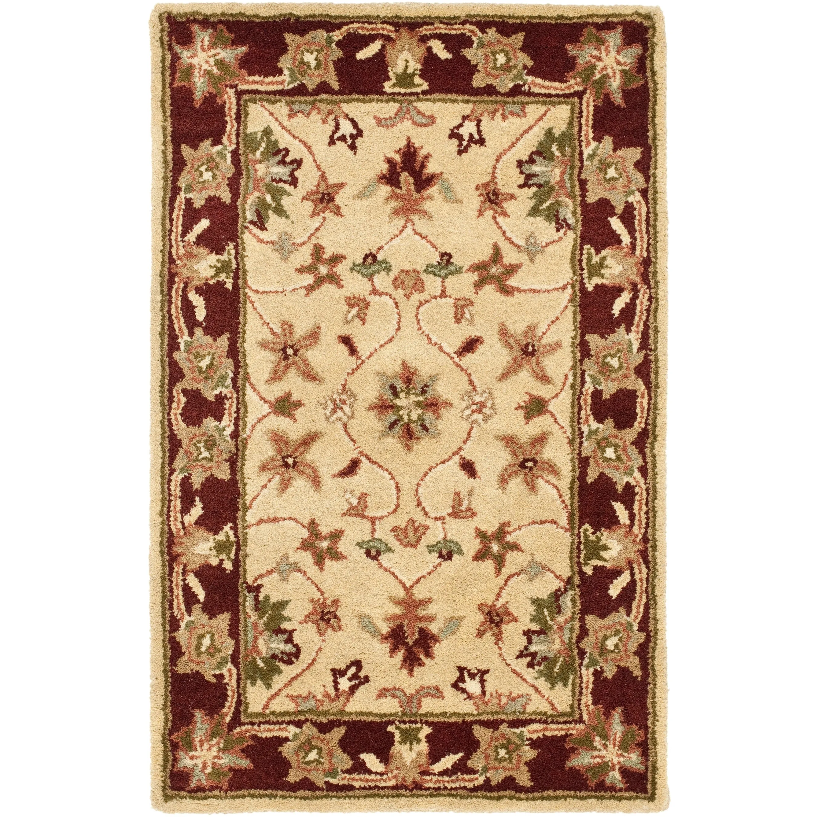 SAFAVIEH Handmade Heritage Rosamond Traditional Oriental Wool Rug