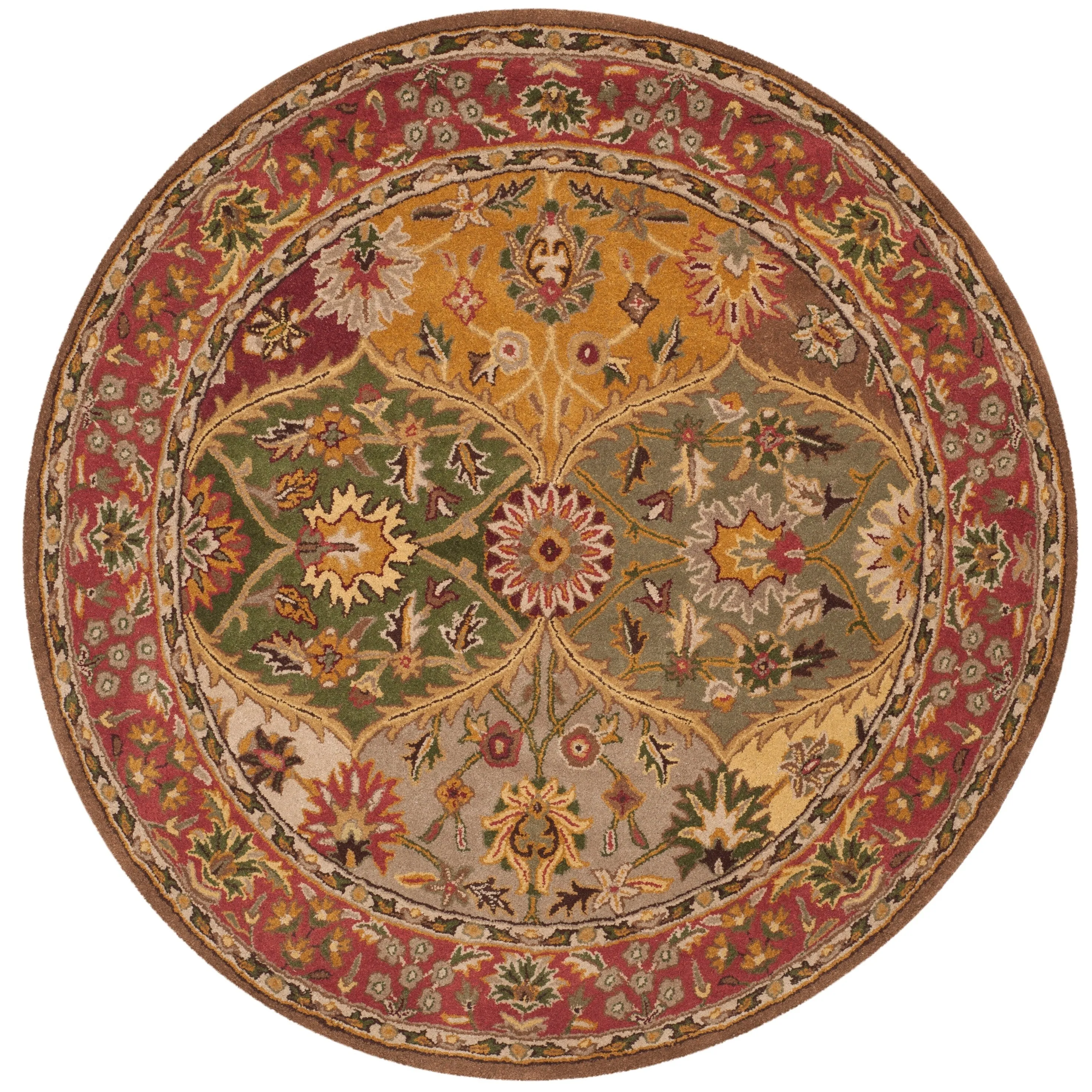 SAFAVIEH Handmade Heritage Roselyne Traditional Oriental Wool Rug