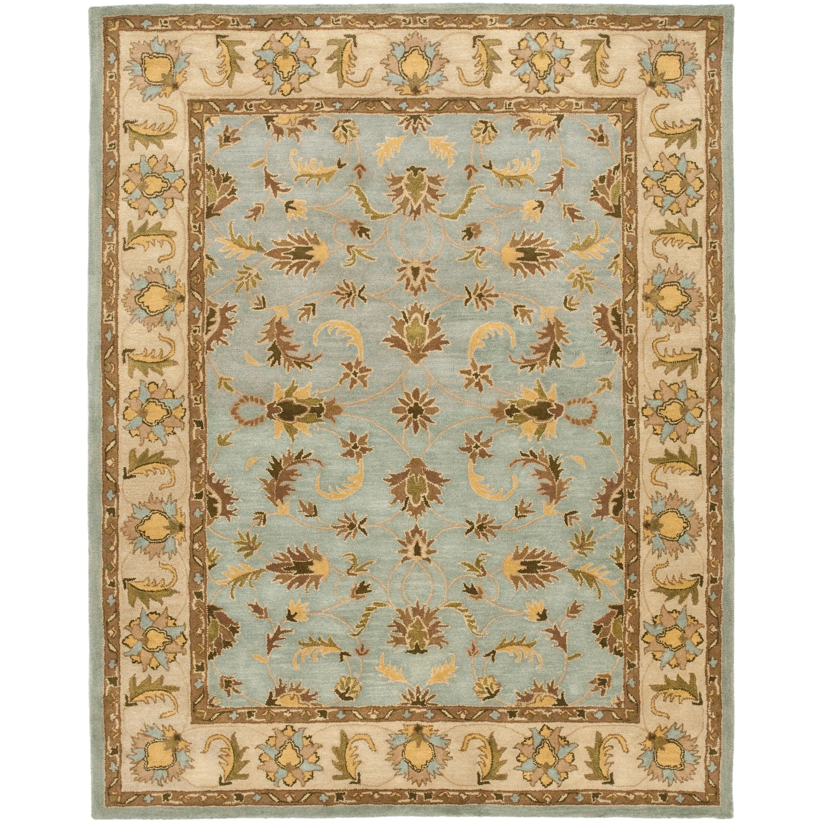 SAFAVIEH Handmade Heritage Turtoise Traditional Oriental Wool Rug