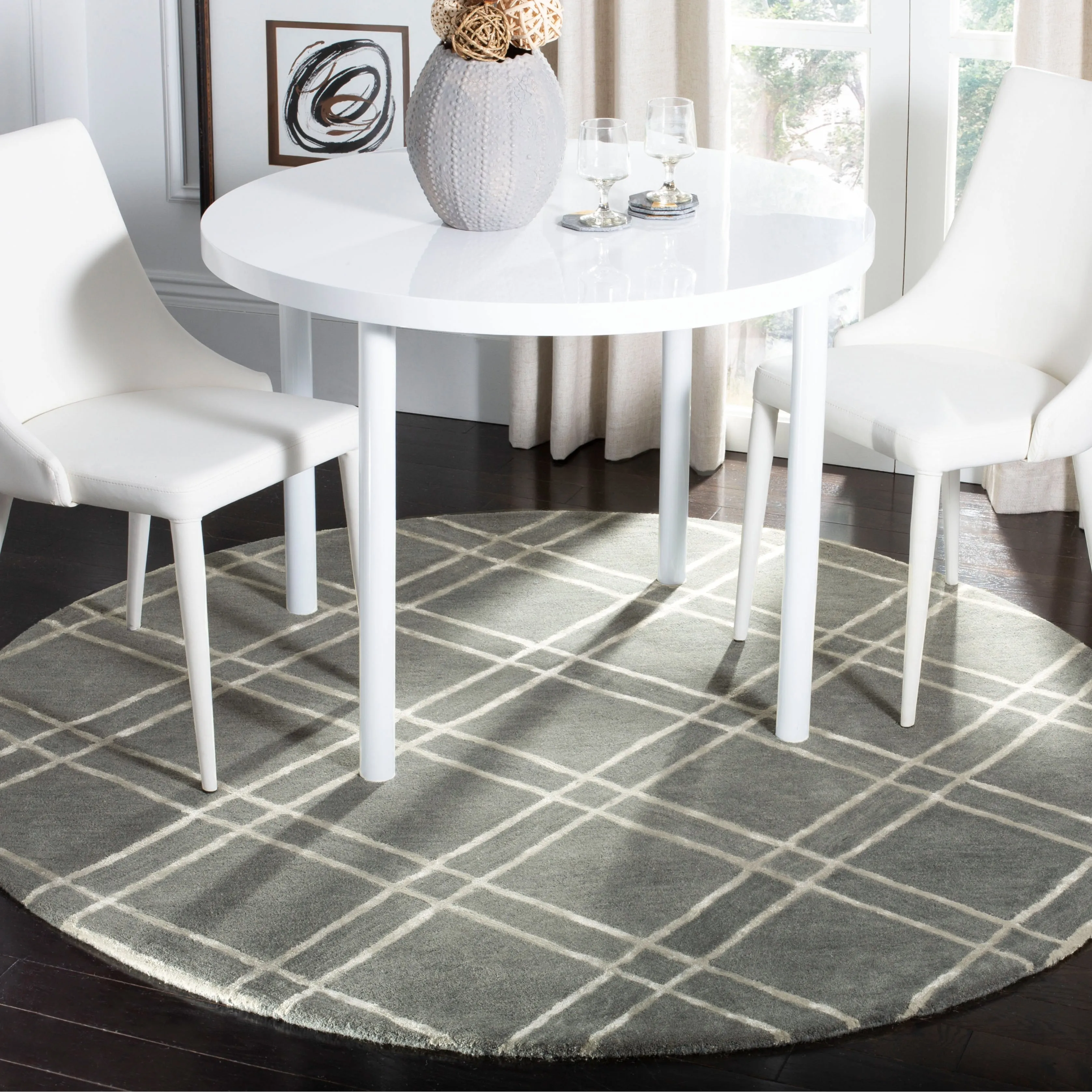 SAFAVIEH Handmade Himalaya Beadwork Modern Wool Rug