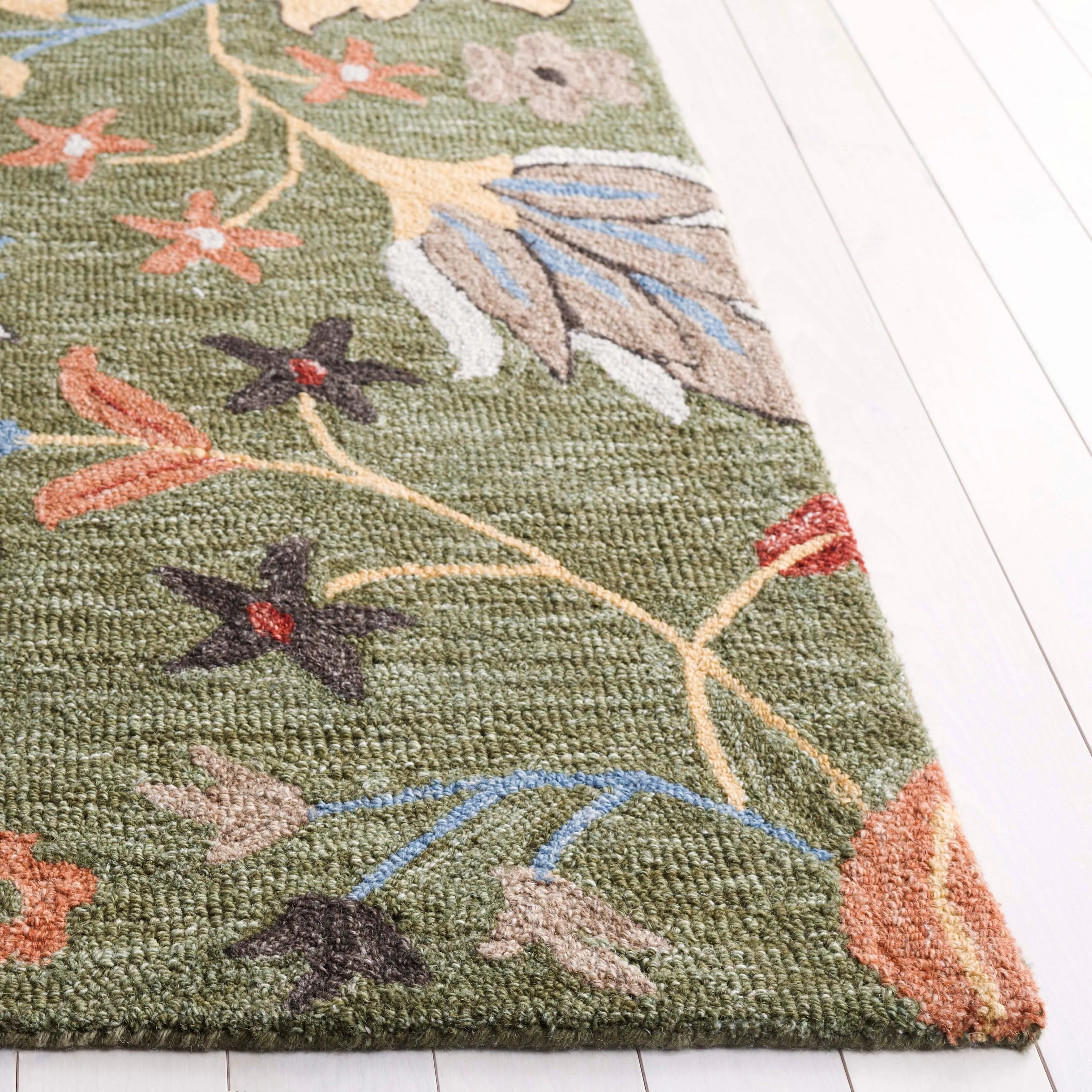 SAFAVIEH Handmade Jardin Asya Country Wool Rug