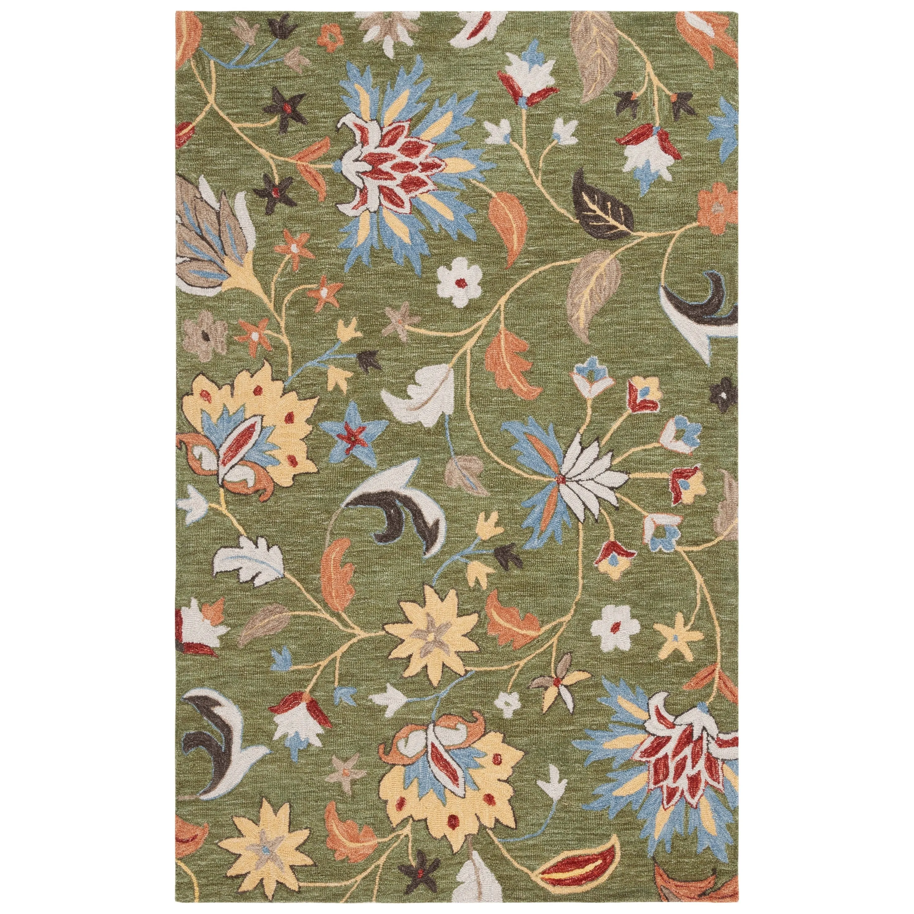SAFAVIEH Handmade Jardin Asya Country Wool Rug