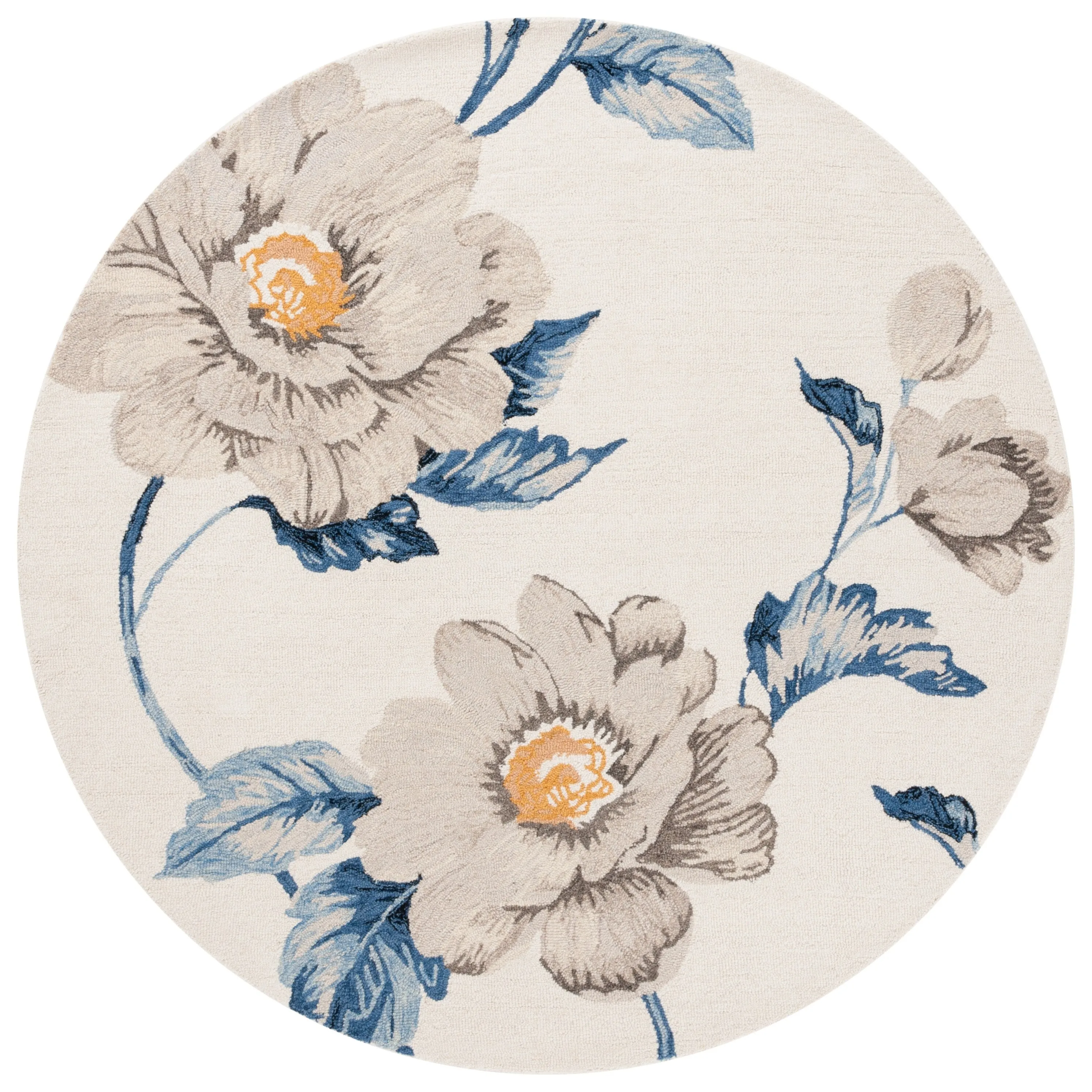 SAFAVIEH Handmade Jardin Garnette Country Wool Rug