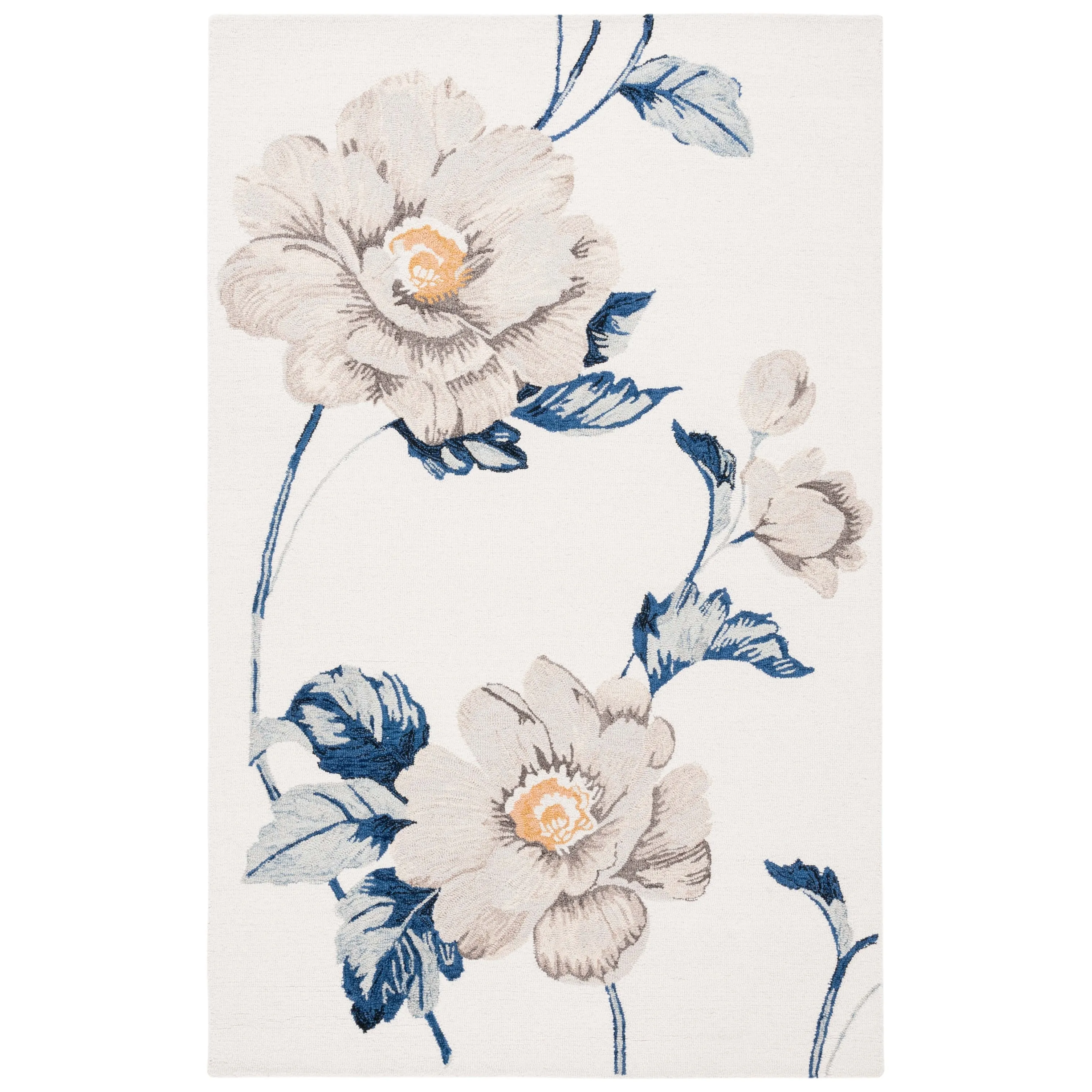 SAFAVIEH Handmade Jardin Garnette Country Wool Rug