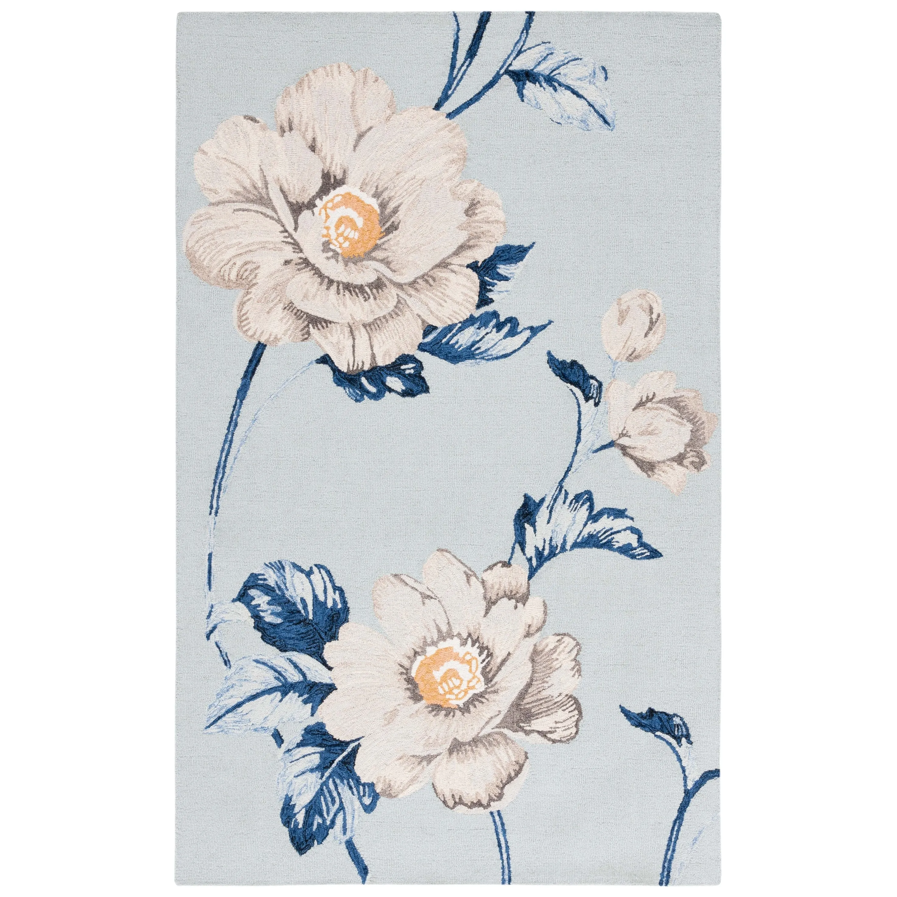 SAFAVIEH Handmade Jardin Garnette Country Wool Rug