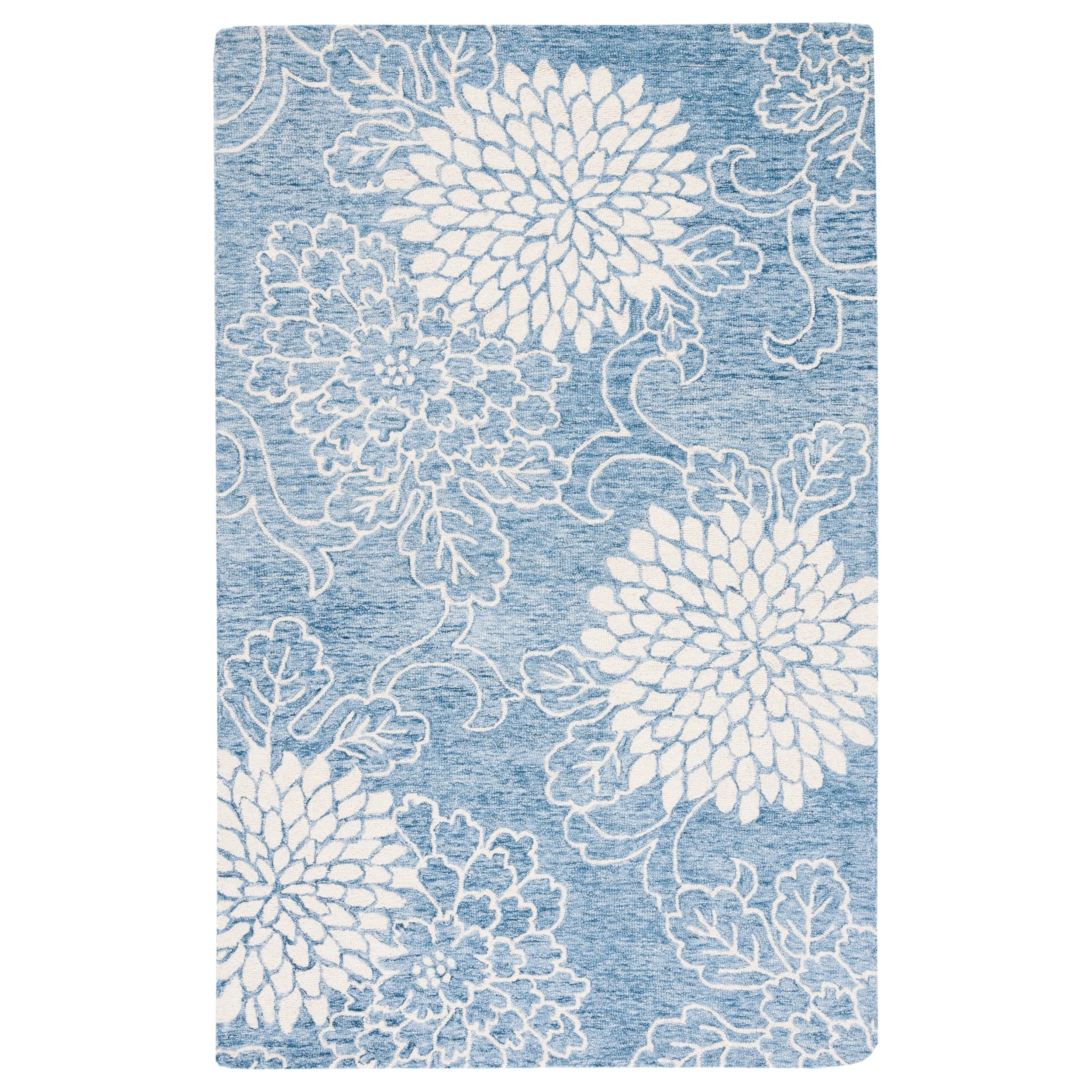 SAFAVIEH Handmade Jardin Ketevan Floral Wool Rug