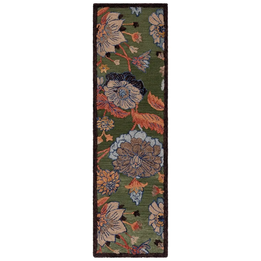 SAFAVIEH Handmade Jardin Rusa Country Floral Wool Rug