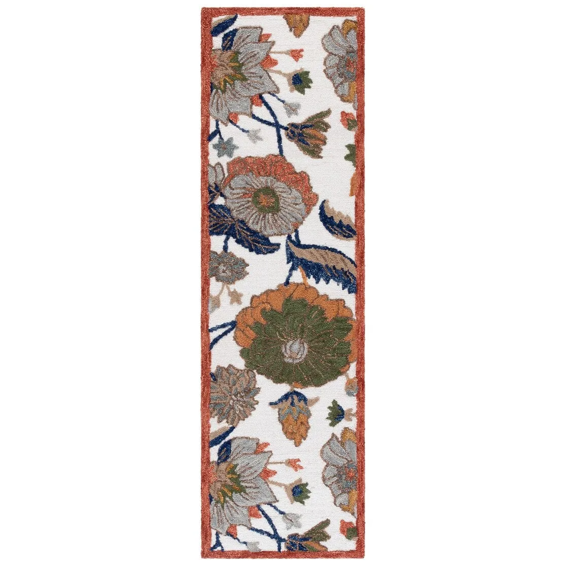 SAFAVIEH Handmade Jardin Rusa Country Floral Wool Rug