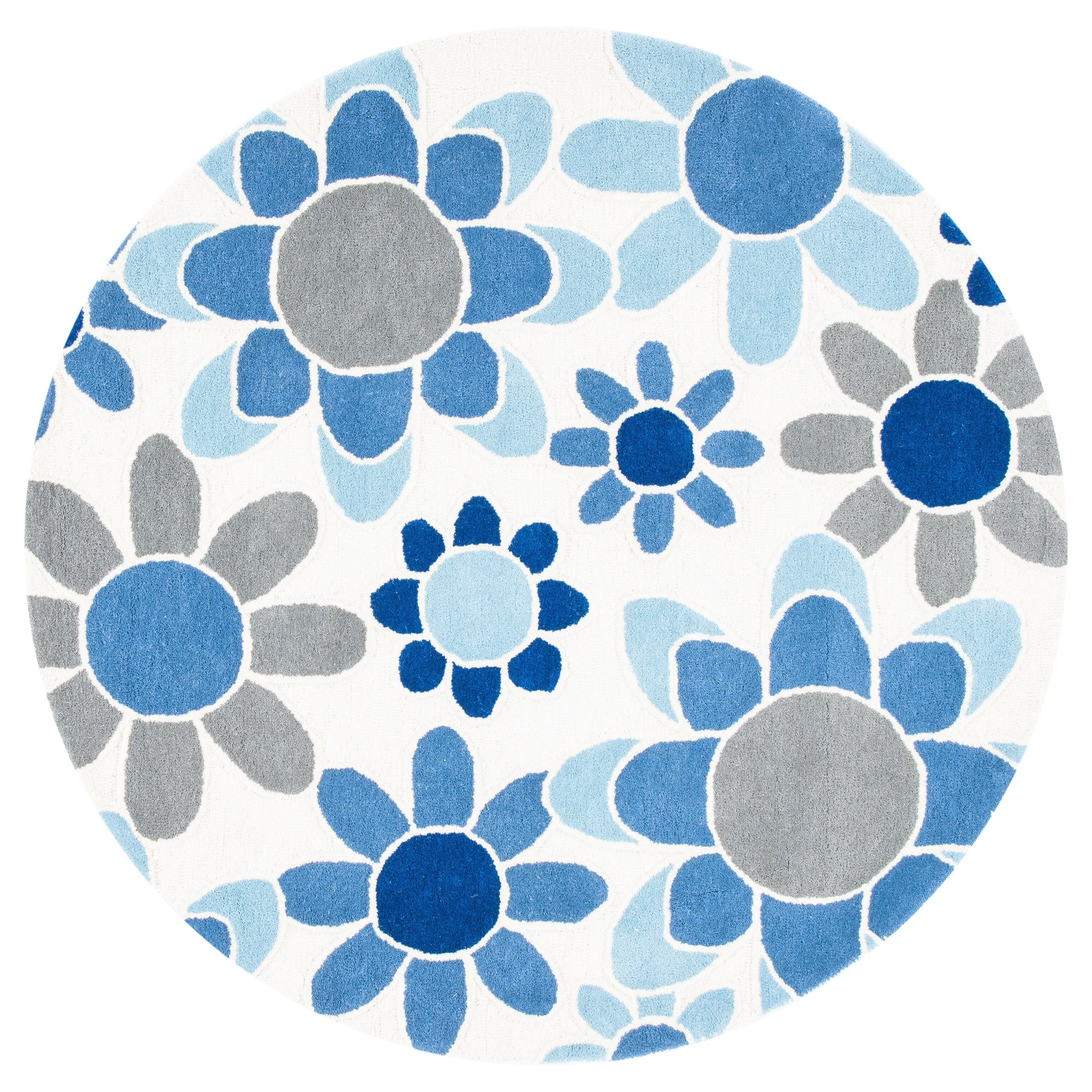 SAFAVIEH Handmade Kids Khadijah Floral Wool Rug