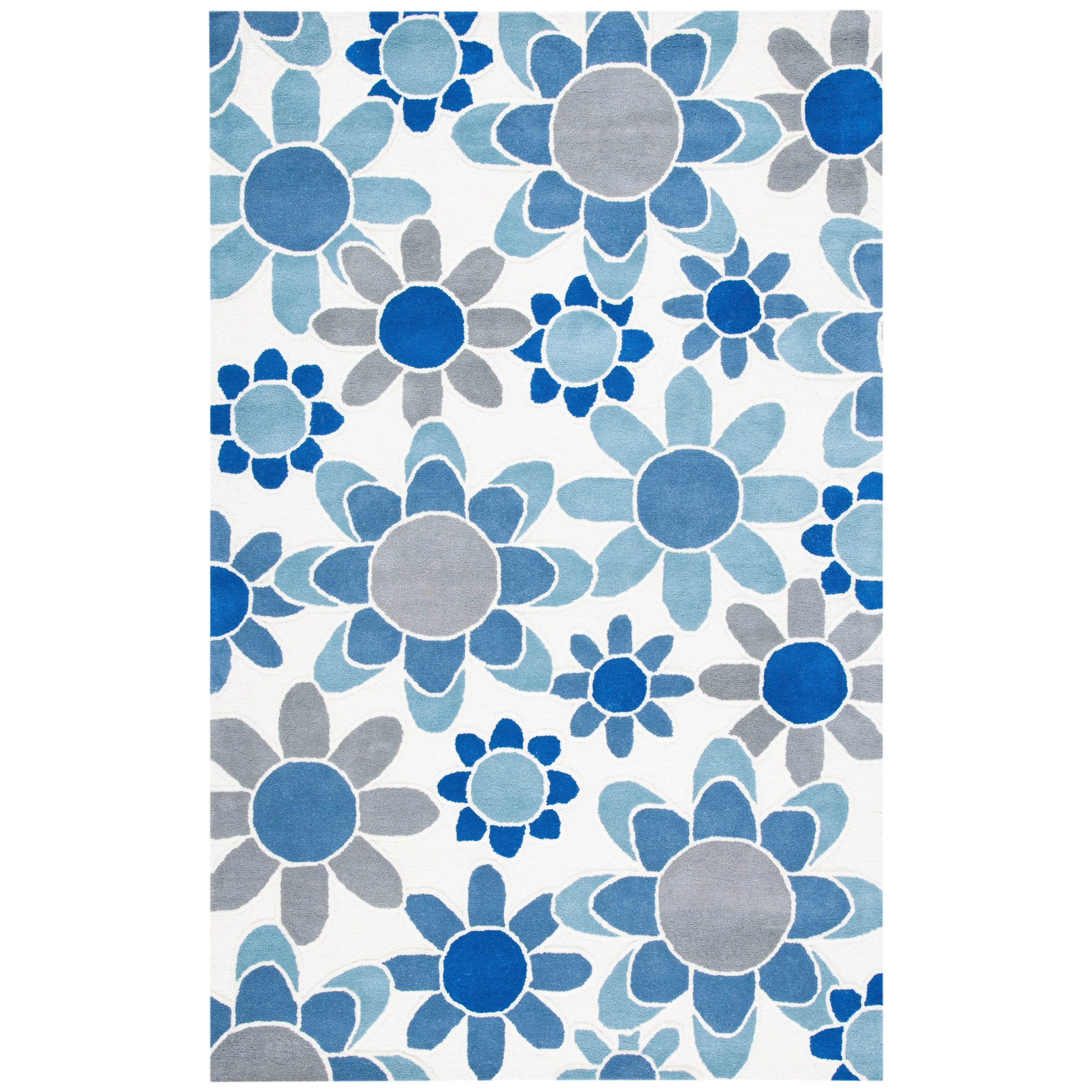 SAFAVIEH Handmade Kids Khadijah Floral Wool Rug