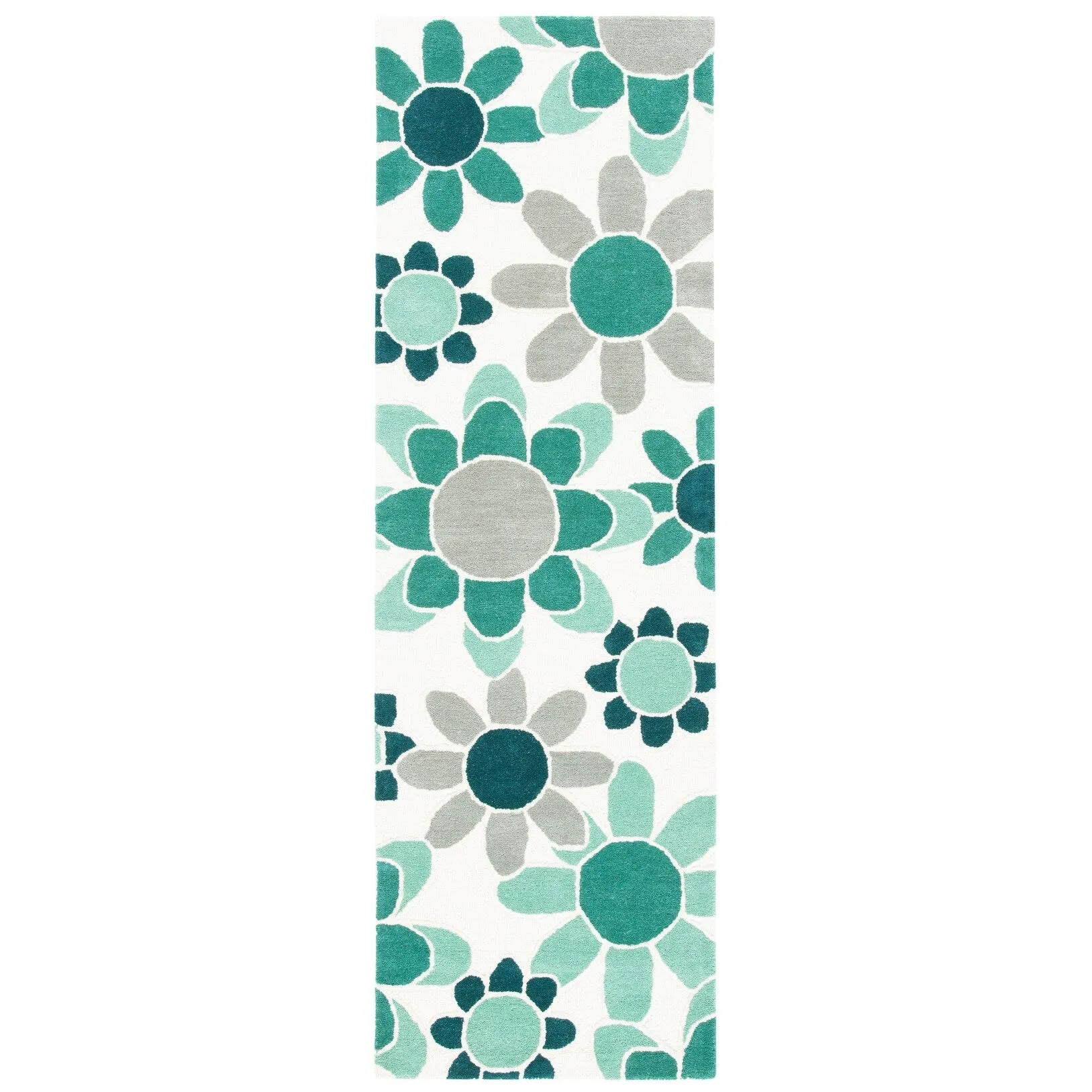 SAFAVIEH Handmade Kids Khadijah Floral Wool Rug