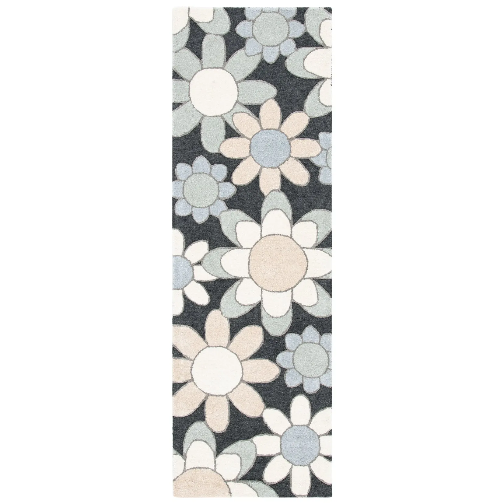 SAFAVIEH Handmade Kids Khadijah Floral Wool Rug