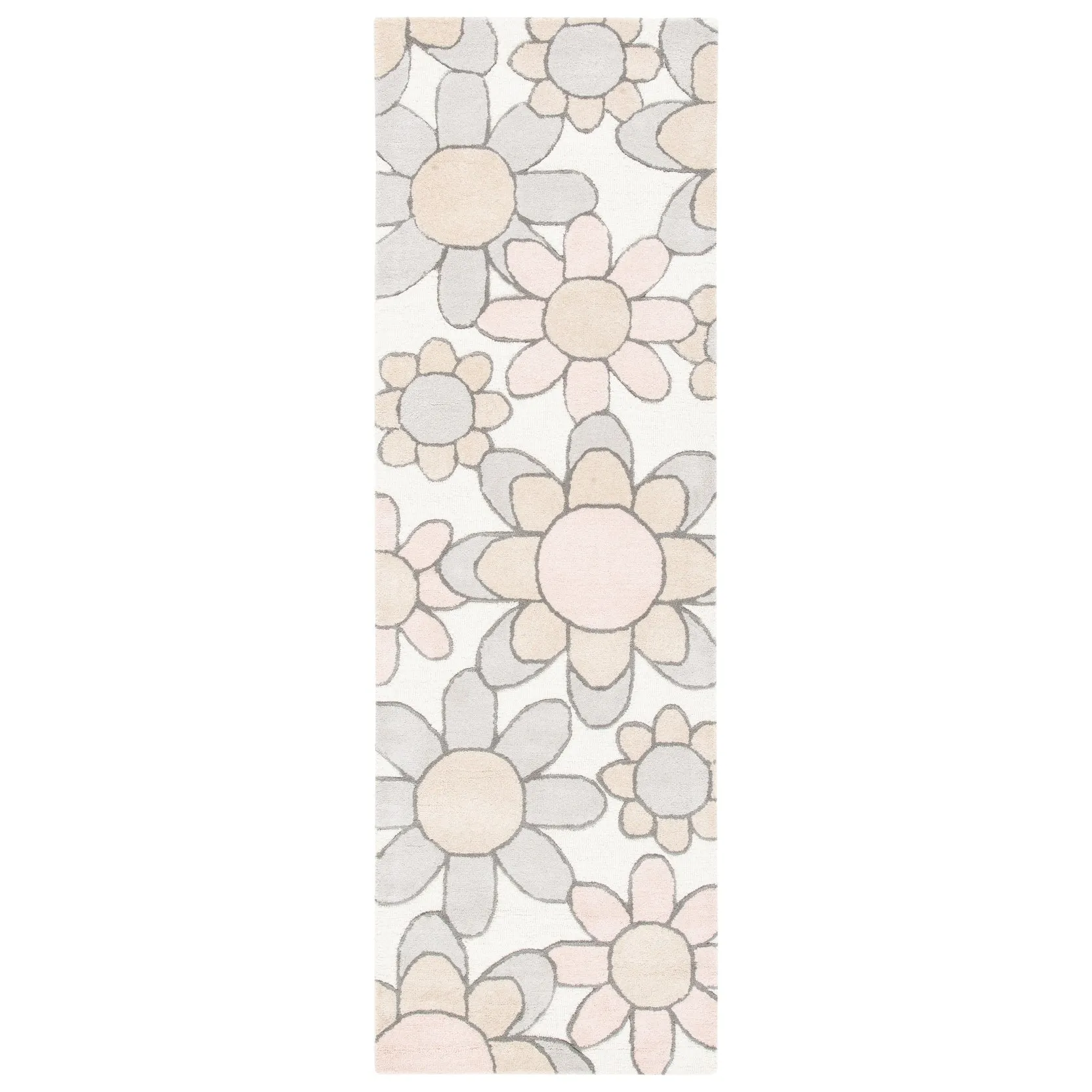 SAFAVIEH Handmade Kids Khadijah Floral Wool Rug