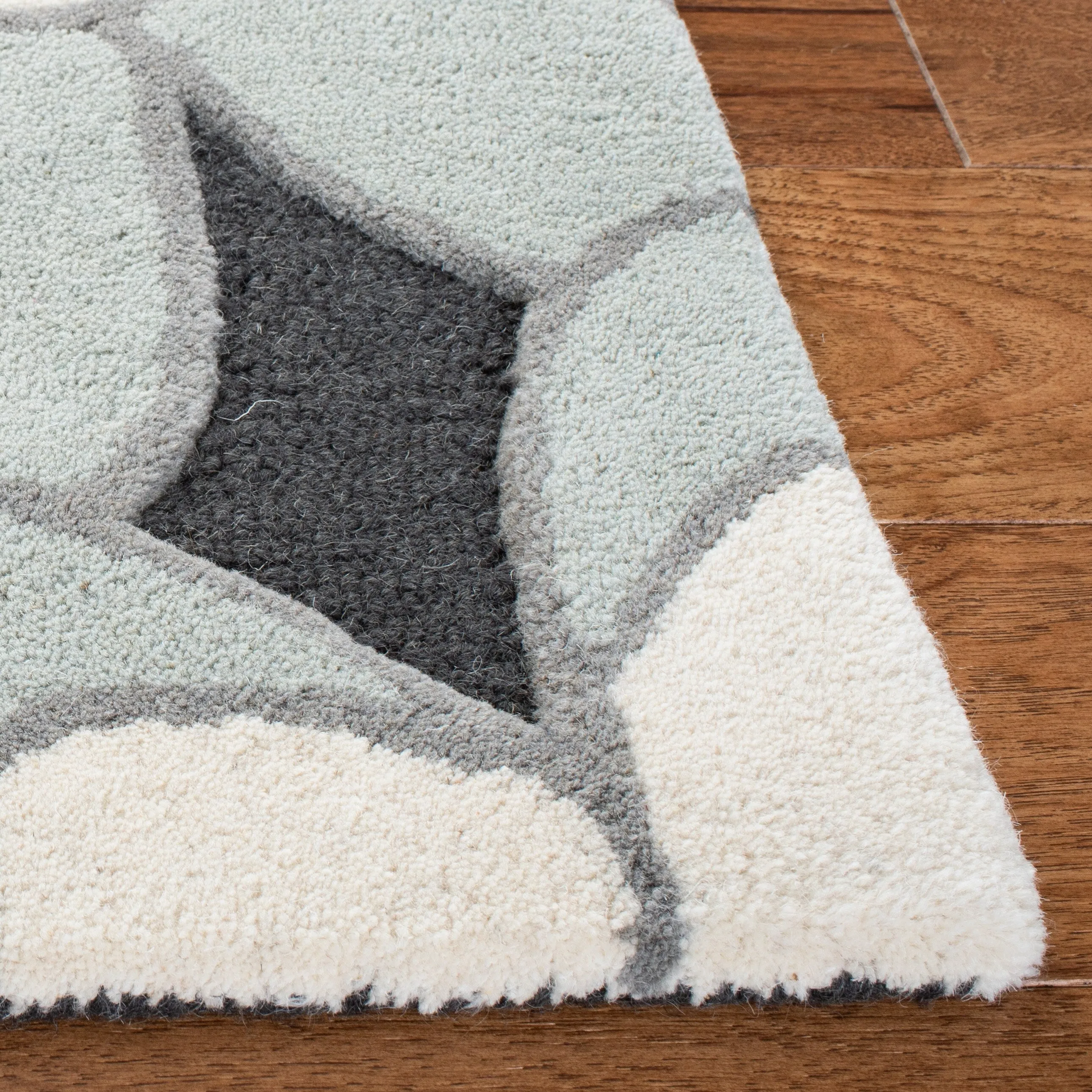 SAFAVIEH Handmade Kids Khadijah Floral Wool Rug