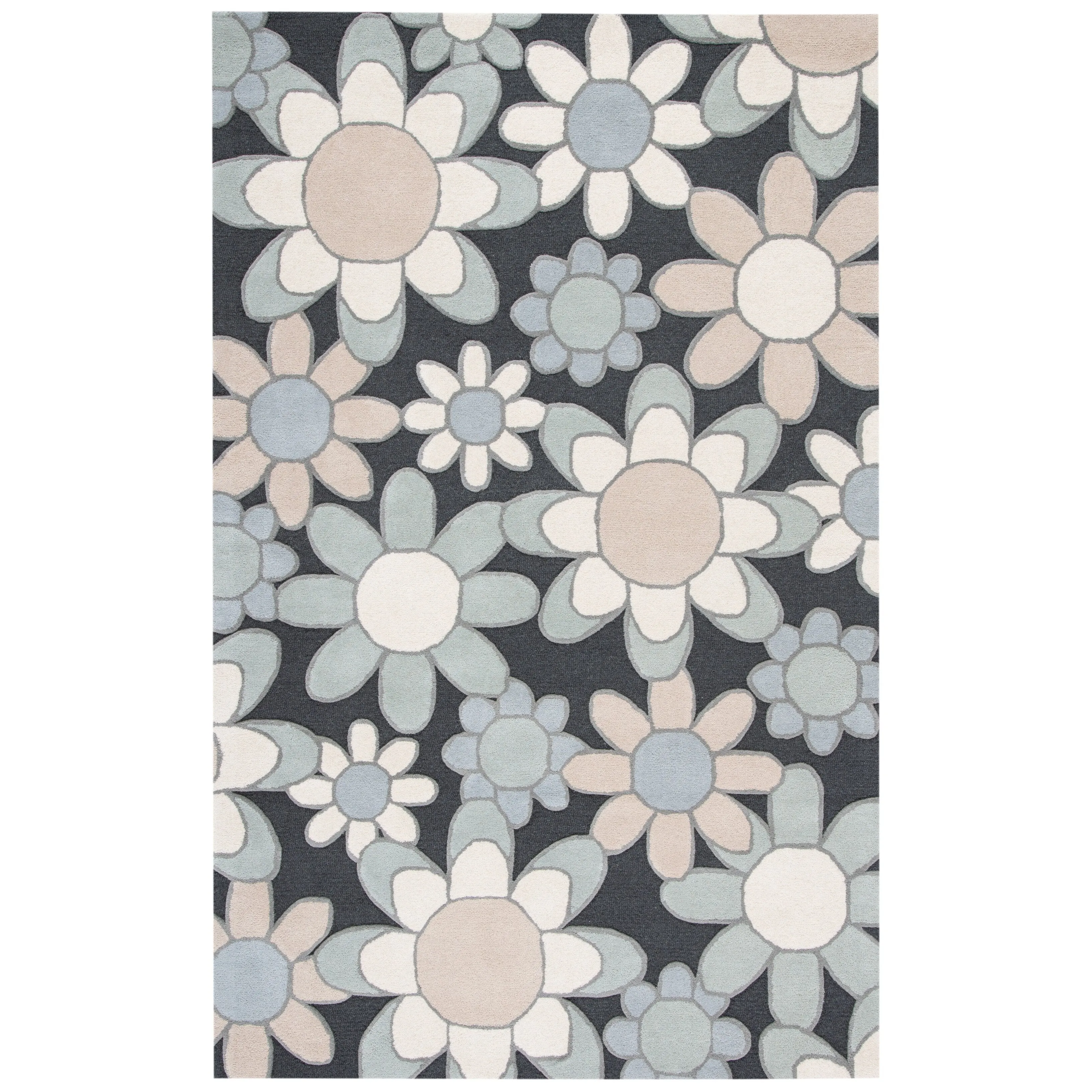 SAFAVIEH Handmade Kids Khadijah Floral Wool Rug