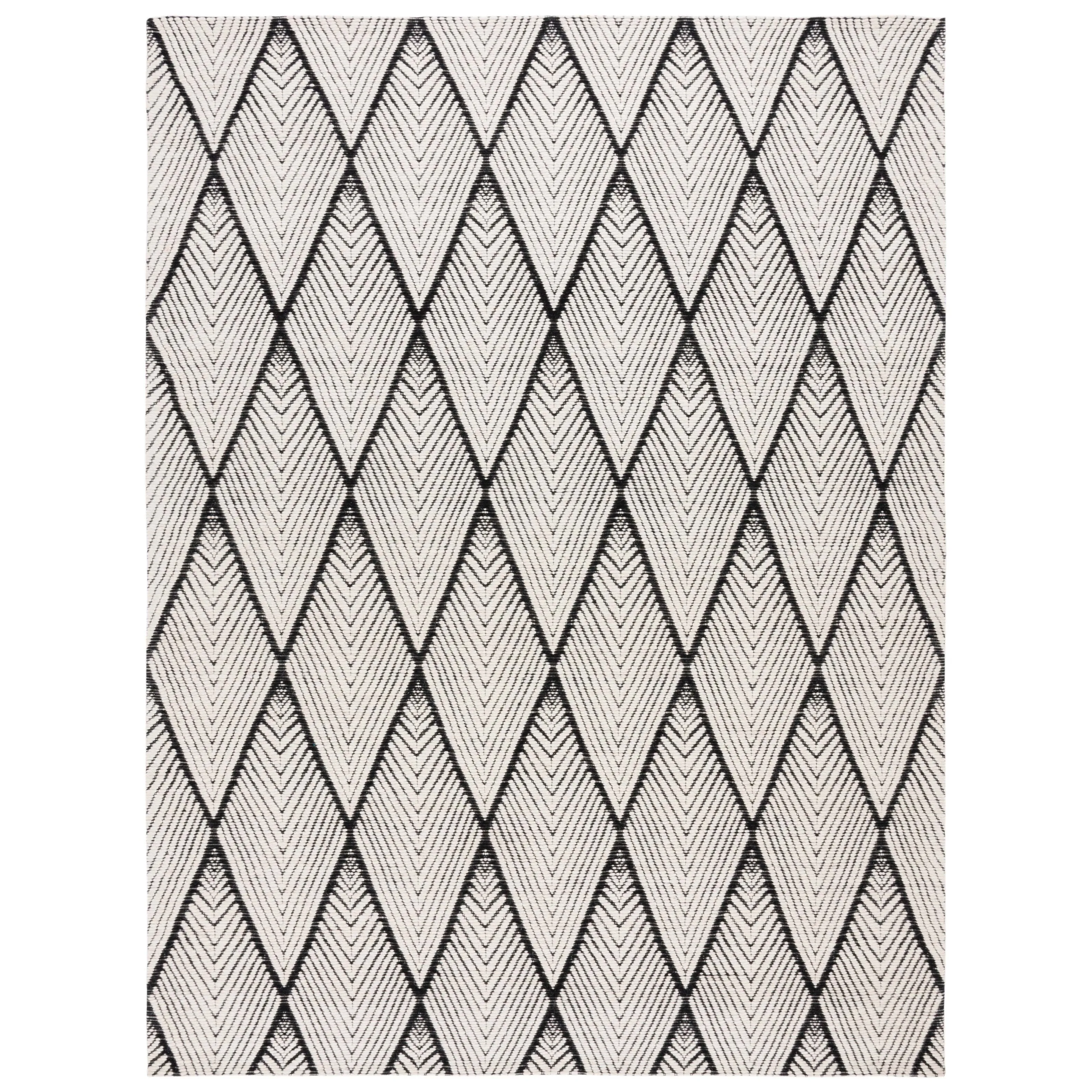 SAFAVIEH Handmade Marbella Hallveig Boho Trellis Wool & Viscose