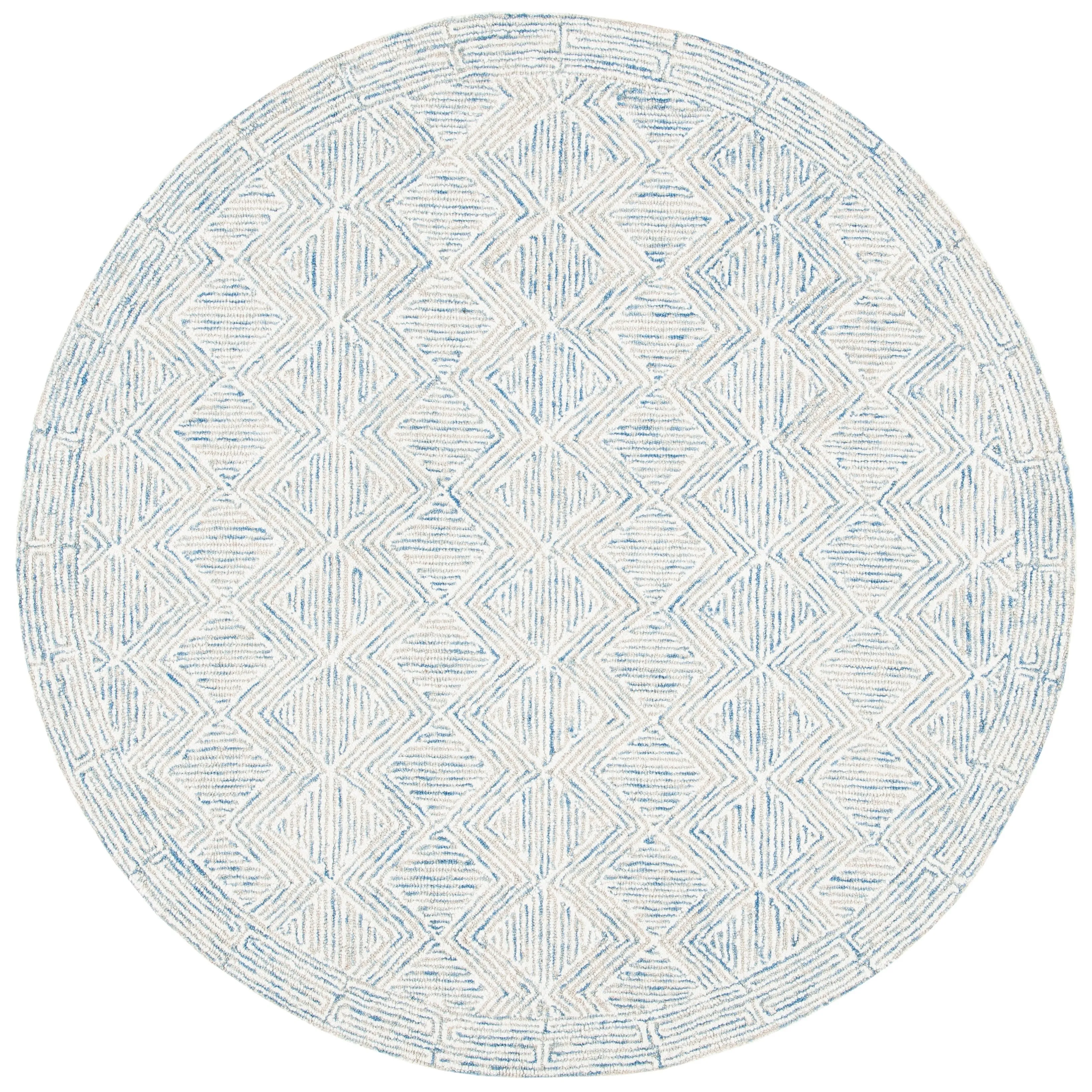 SAFAVIEH Handmade Micro-Loop Azra Transitional Wool Rug