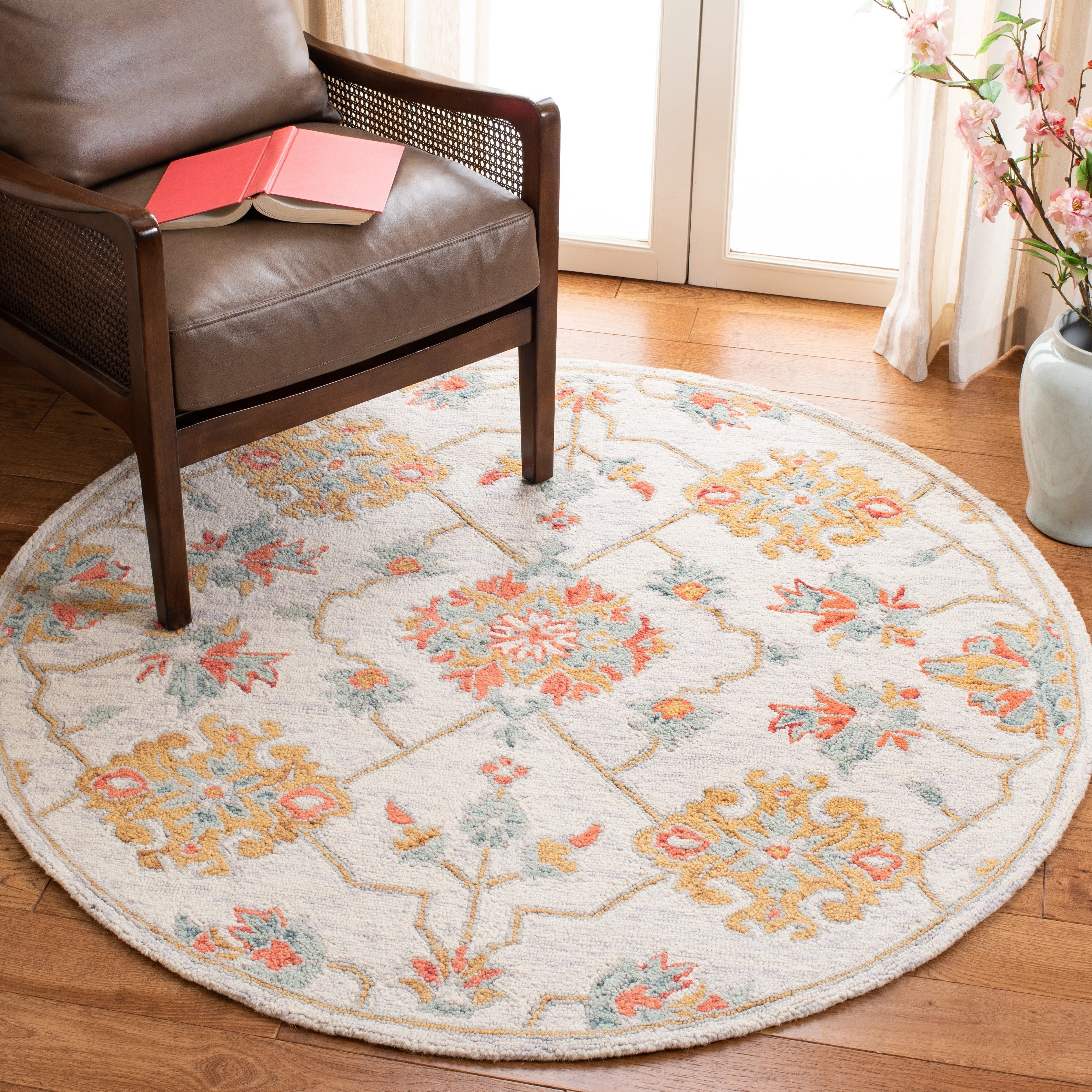 SAFAVIEH Handmade Micro-Loop Burcin Modern Wool Rug