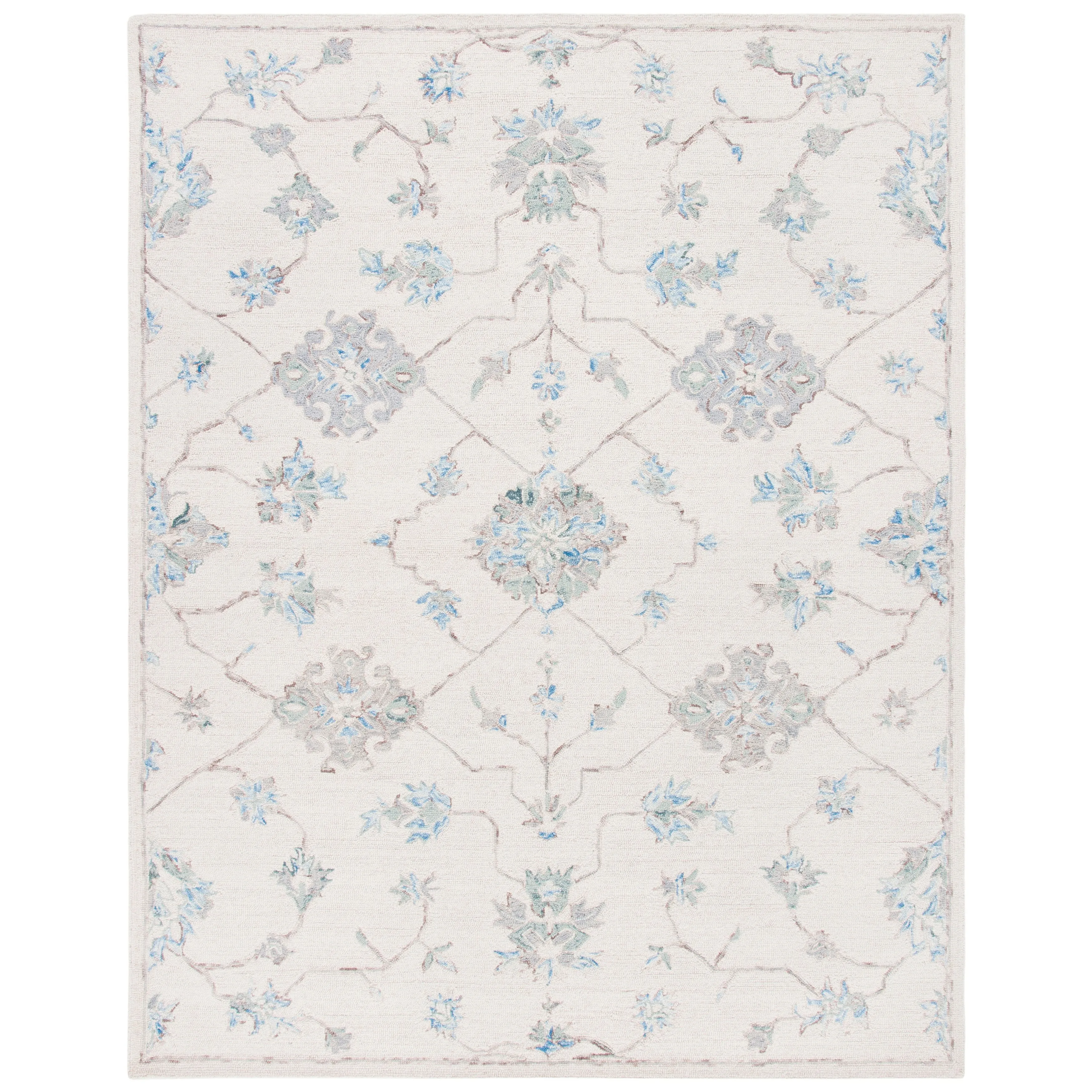 SAFAVIEH Handmade Micro-Loop Burcin Modern Wool Rug